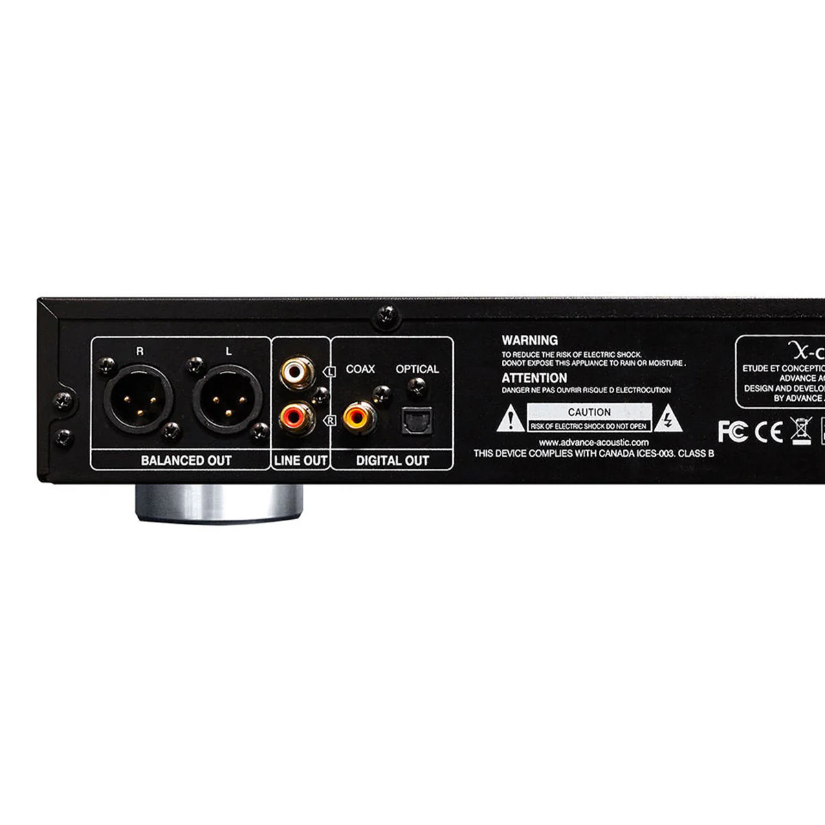 Advance Paris X-CD7 Single Disc CD Player and DAC (Black) - Image 2