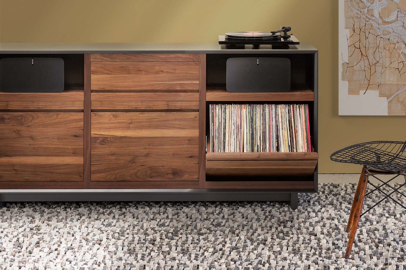 Symbol Audio AERO 76.5″ Sonos LP Console - Image 13