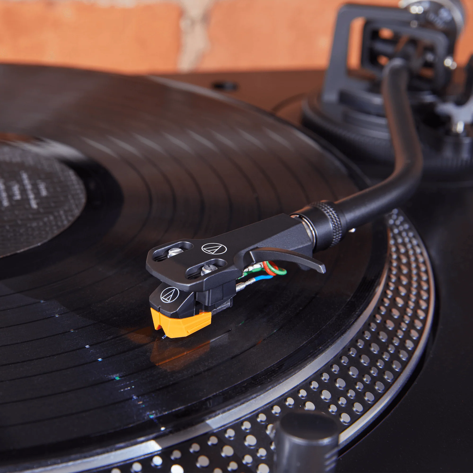 Audio-Technica AT-VM95EN Dual Moving Magnet Turntable Cartridge (Orange) - Image 4