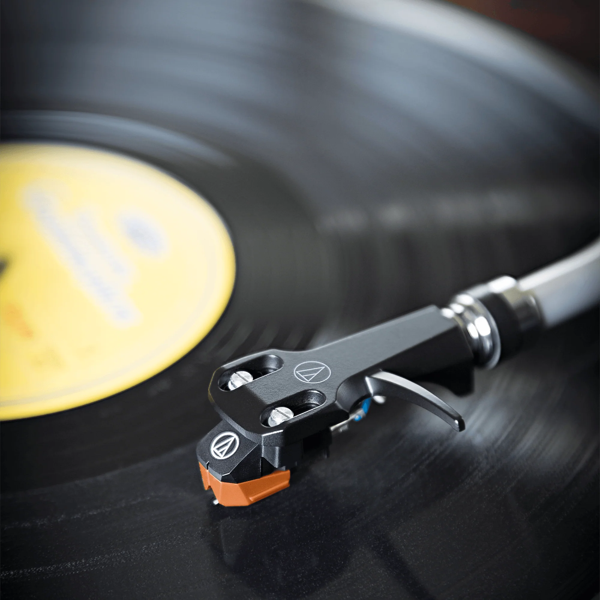 Audio-Technica AT-VM95EN Dual Moving Magnet Turntable Cartridge (Orange) - Image 5