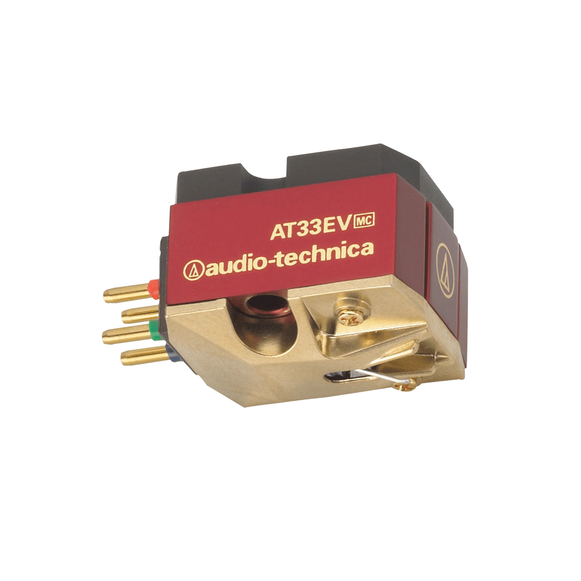 Audio-Technica AT33EV Dual Moving Coil Cartridge (Red) - Image 2
