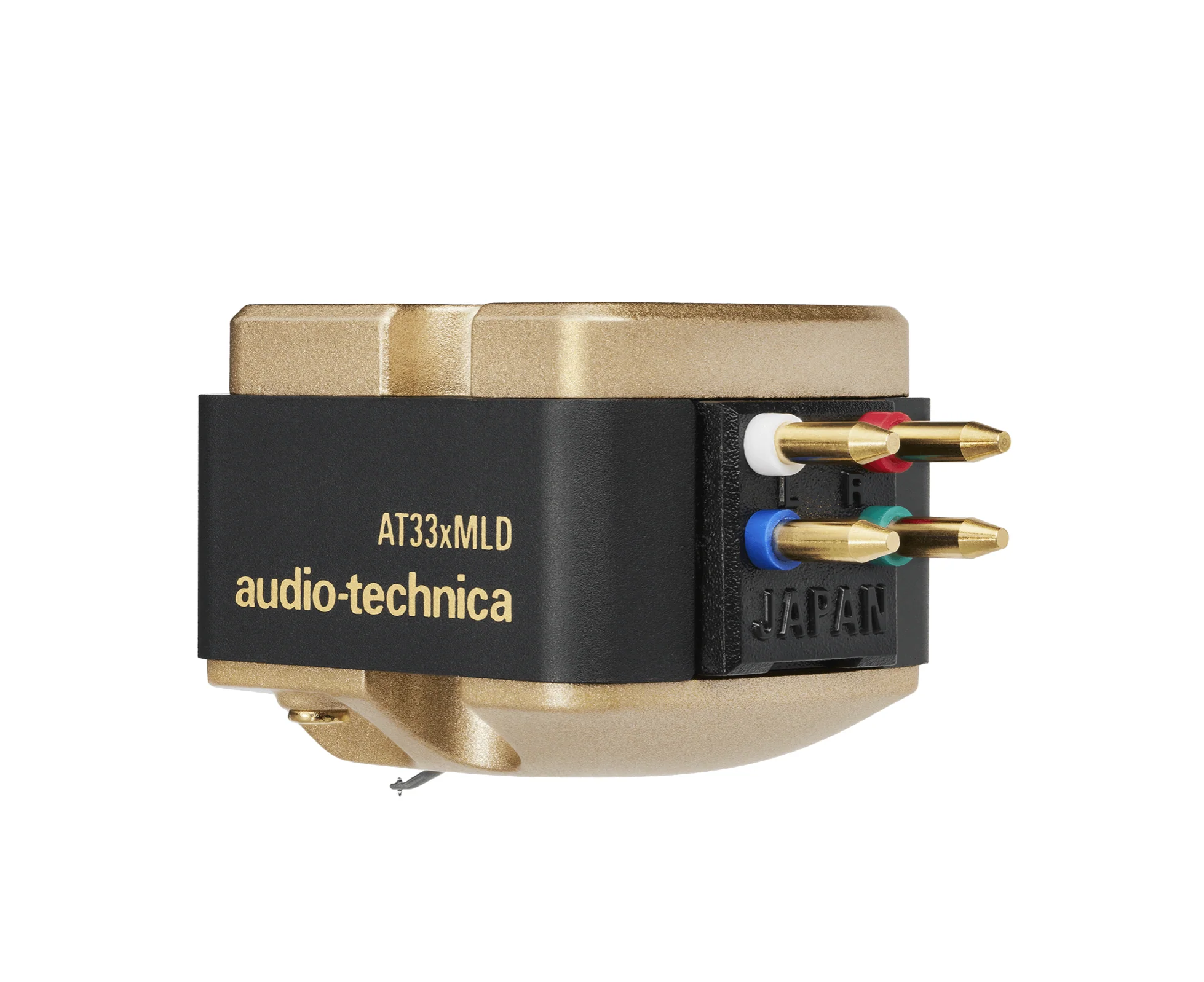 Audio-Technica AT33xMLD Dual Moving Coil Stereo Cartridge (Black and Gold) - Image 3