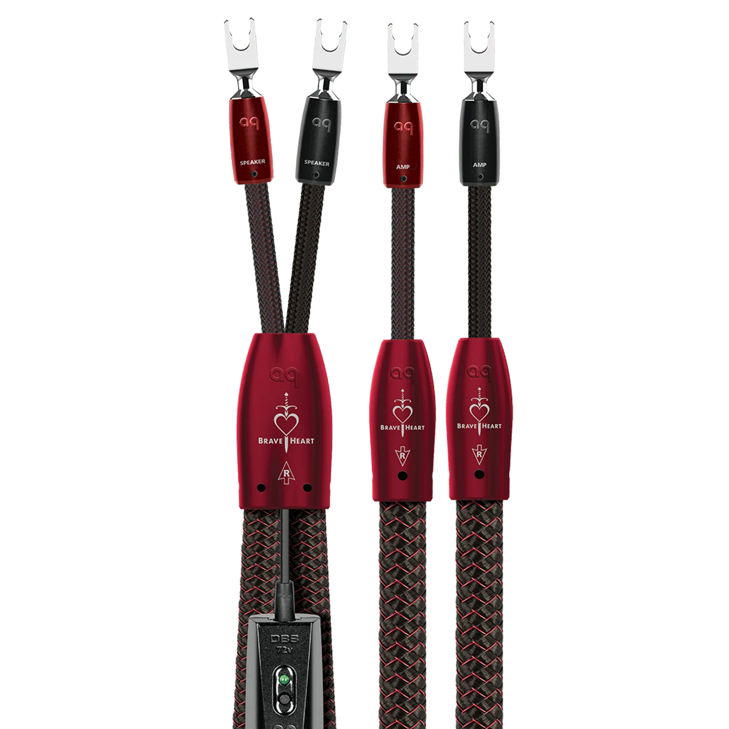 AudioQuest Brave Heart Full-Range ZERO-Tech Speaker Cable