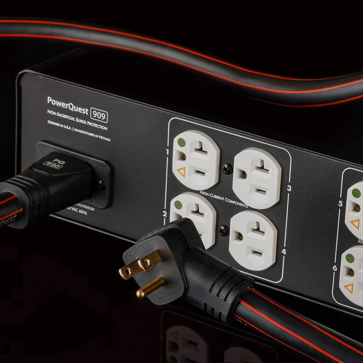 AudioQuest PowerQuest 909 12-Outlet Power Conditioner & Non-Sacrificial Surge Protector - Image 8