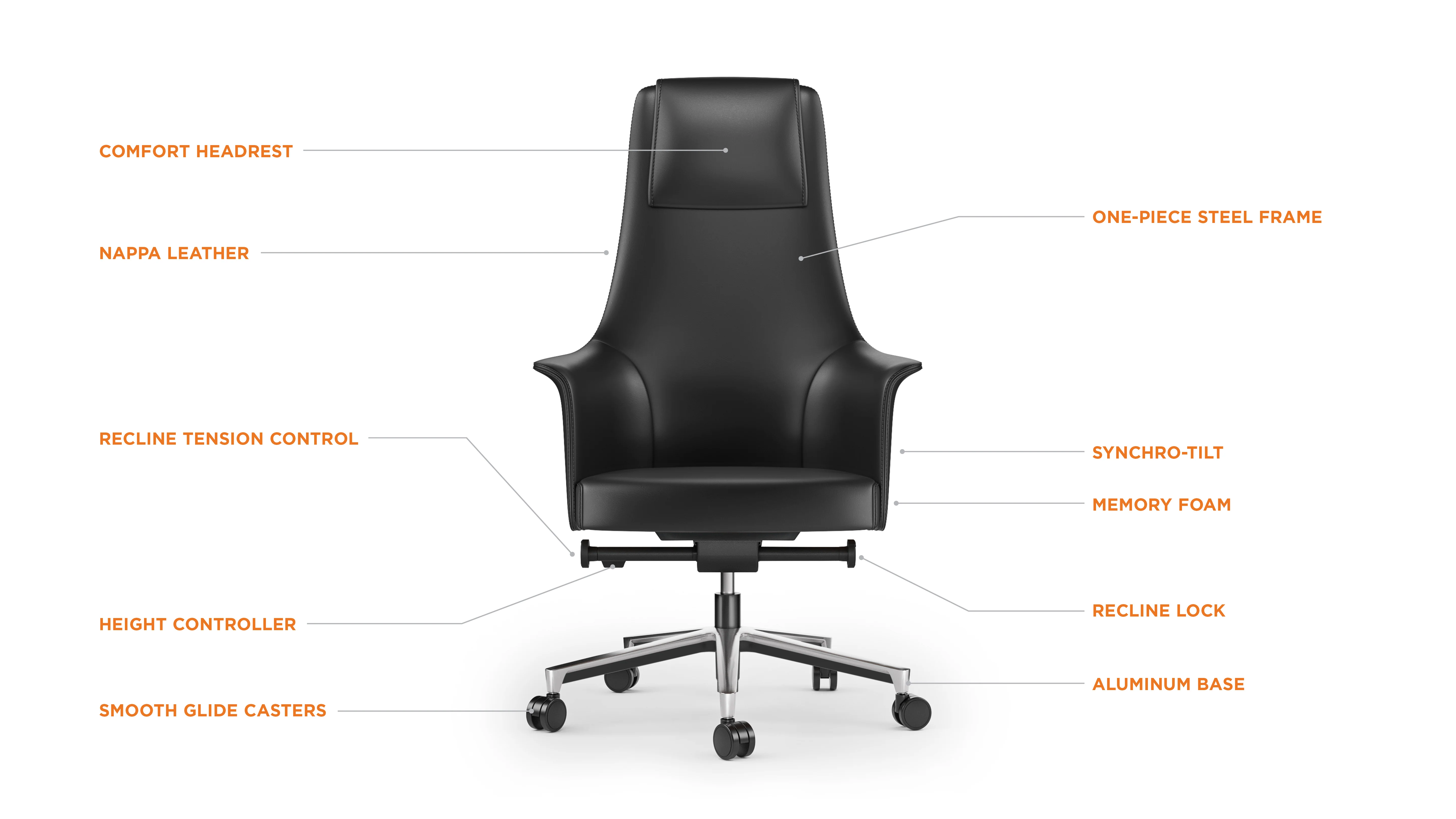 BDI Bolo 3531 Office Chair - Image 7