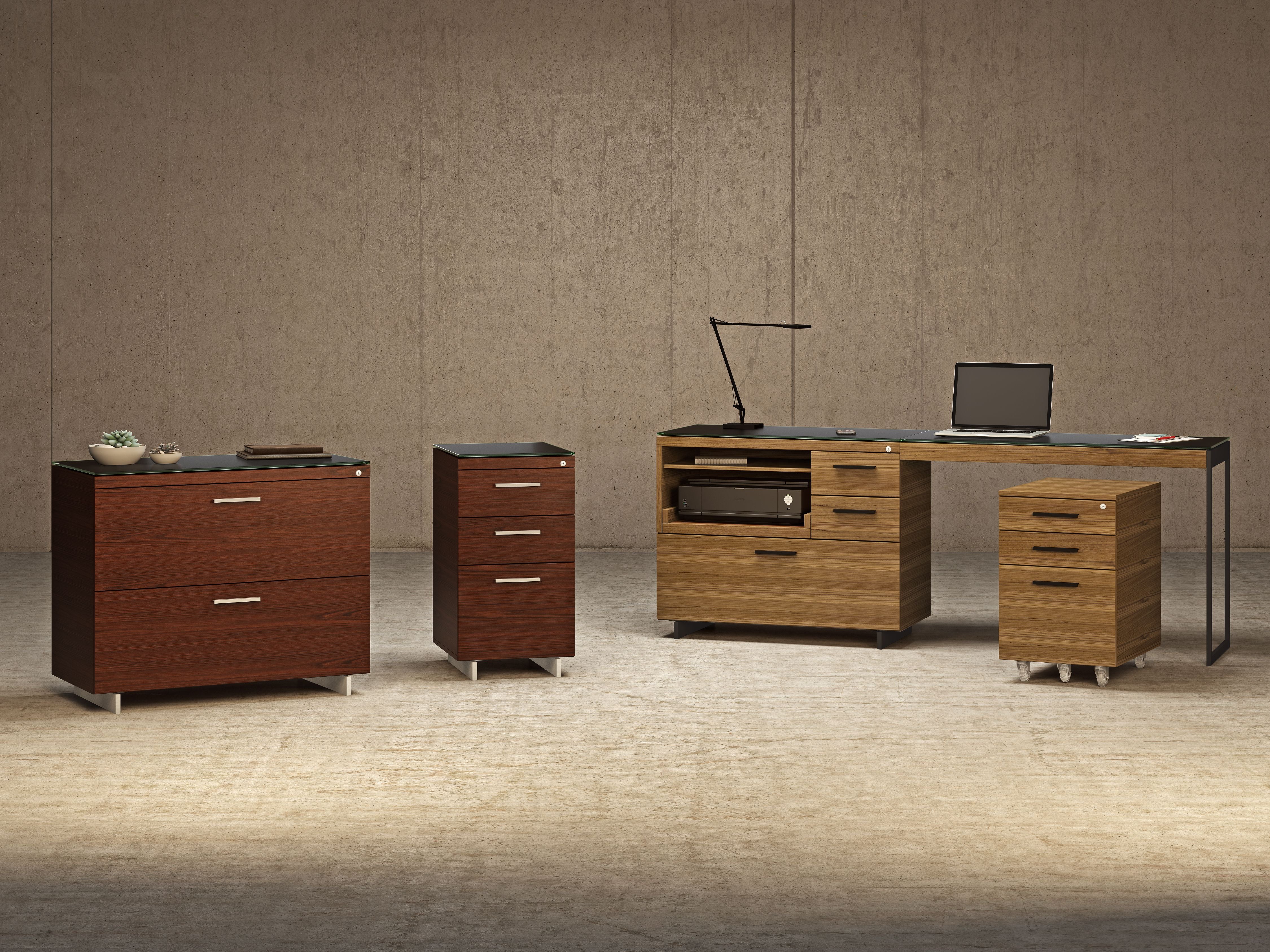 BDI Sequel 6114 3 Drawer File & Storage Cabinet - Image 10