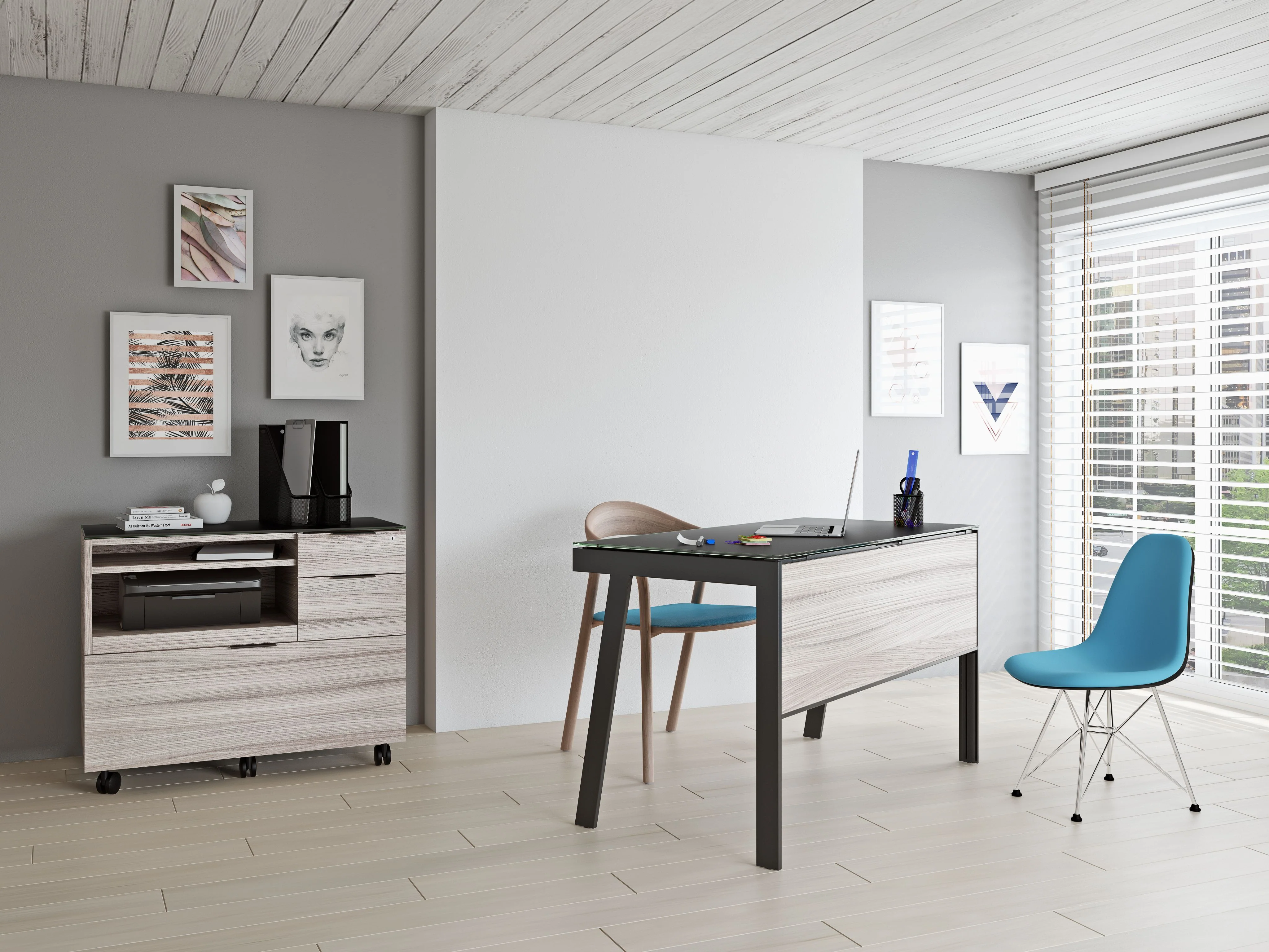 BDI Sigma 6917 Multifunction Printer & File Cabinet - Image 8