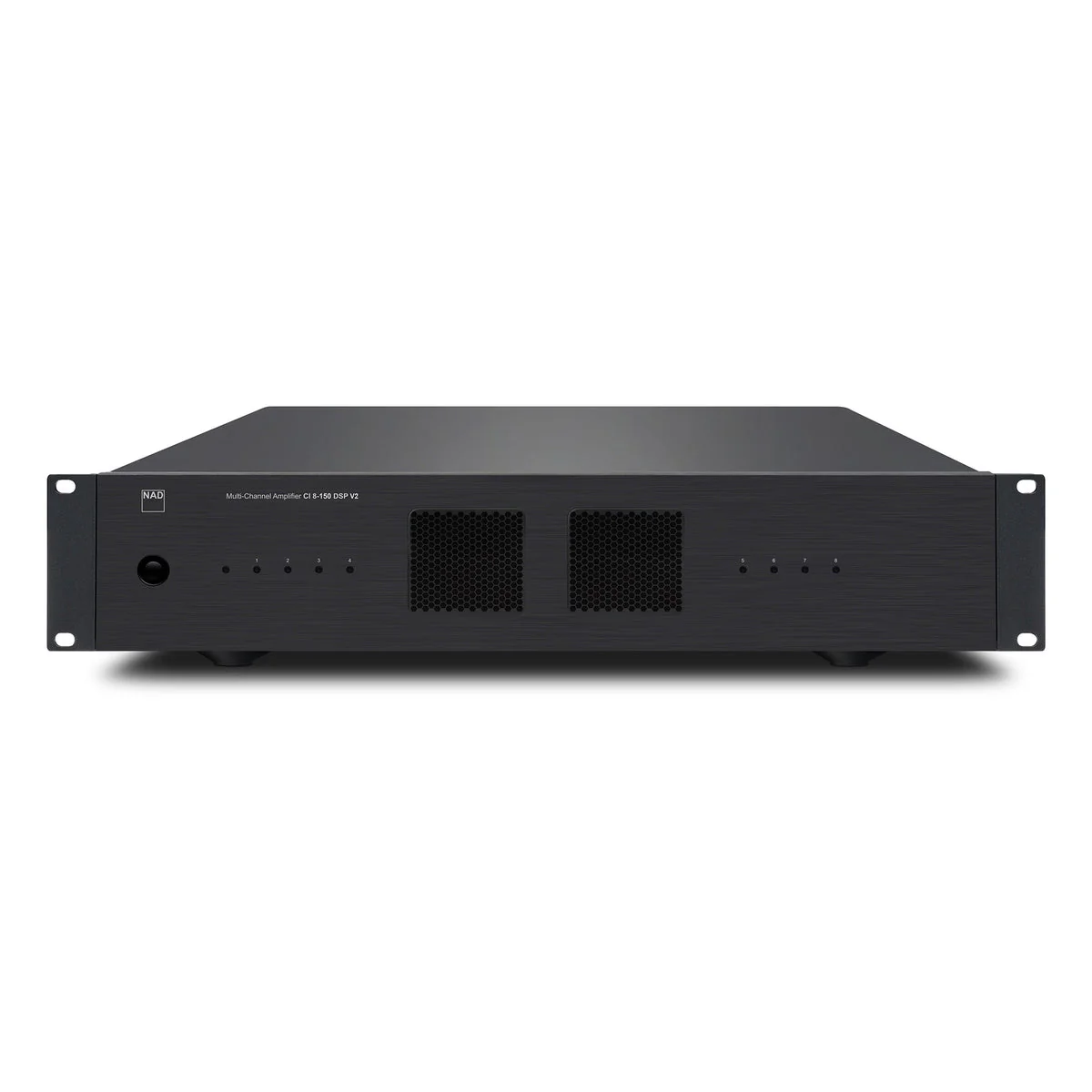 NAD CI 8-150 DSP V2 Multi-Channel Network Power Amplifier (Black)
