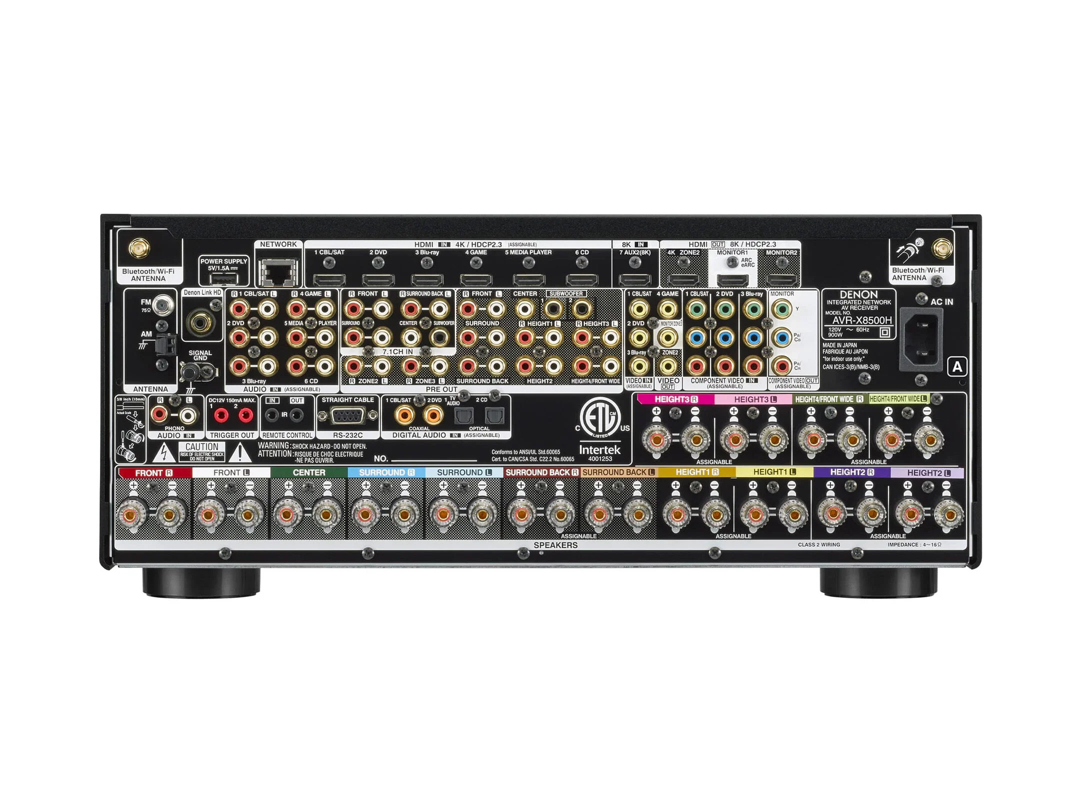 Denon AVR-X8500HA 13.2 Channel 150W 8K AV Amplifier with HEOS Built-in - Image 2