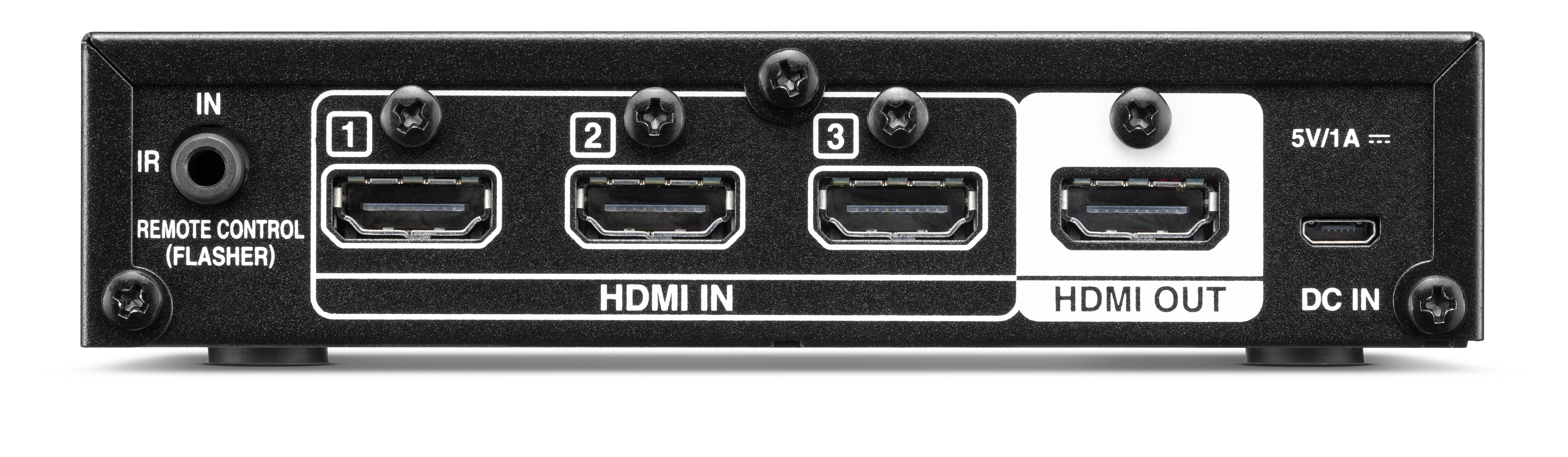 Denon AVS-3BK 3-Port (3 In/1 Out) 8K HDMI Switcher (Black) - Image 3