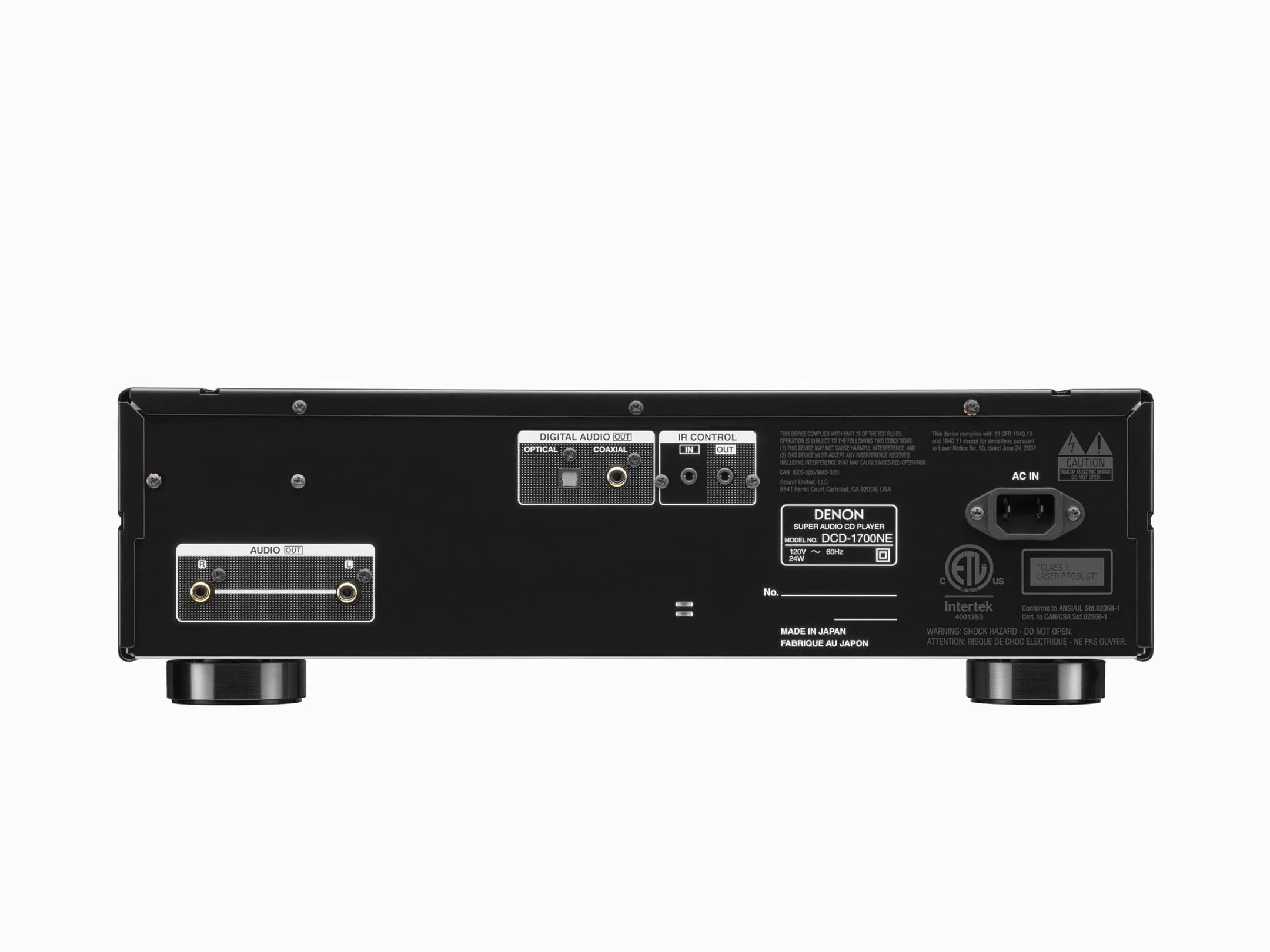Denon DCD-1700NE CD/SACD Player with Advanced AL32 Processing Plus - Image 4
