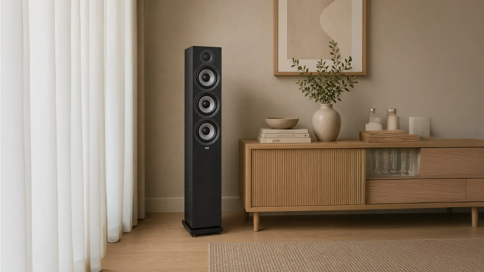 ELAC Debut 2.0 DF52 5.25" Floorstanding Speaker - Each (Black) - Image 5