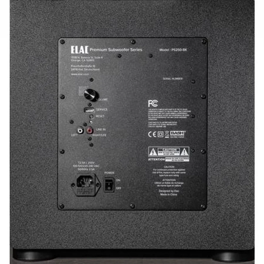 ELAC Varro Premium Series PS250 10" 250W Smart Powered Subwoofer - Image 4