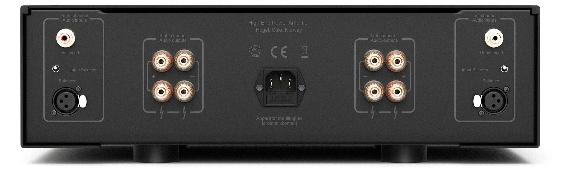 Hegel H20 2-Channel Stereo Power Amplifier (Black) - Image 3