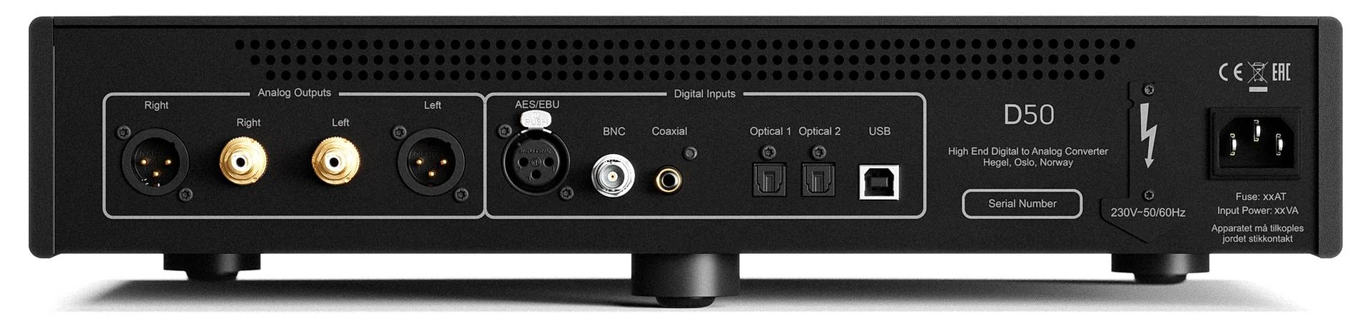 Hegel Raven D50 Reference DAC (Black) - Image 4
