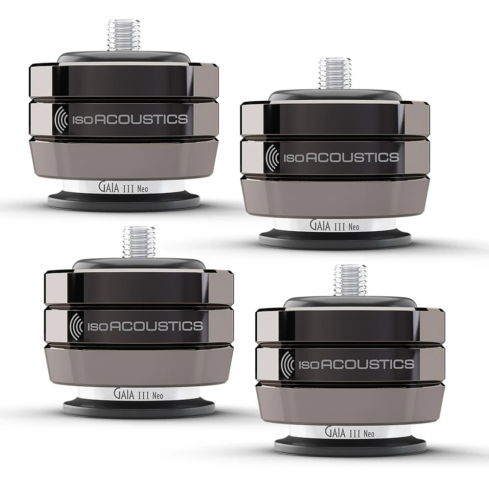 IsoAcoustics GAIA III Neo Loudspeaker Isolators - Max 70 lbs (Pack of 4)