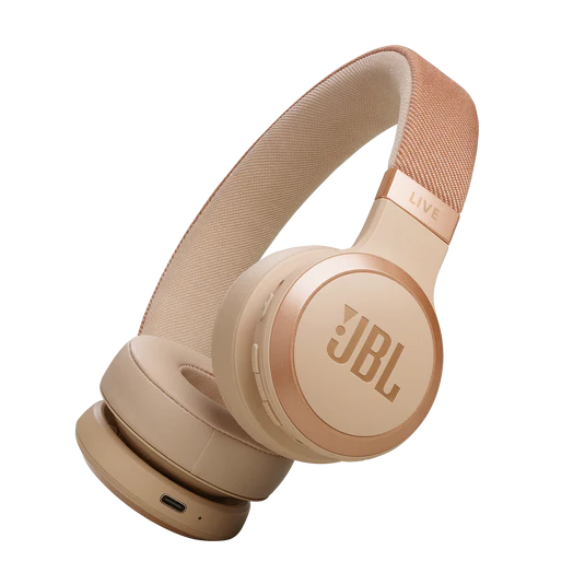 JBL Live 670NC Wireless On Ear Headphones with True Adaptive Noise Canceling