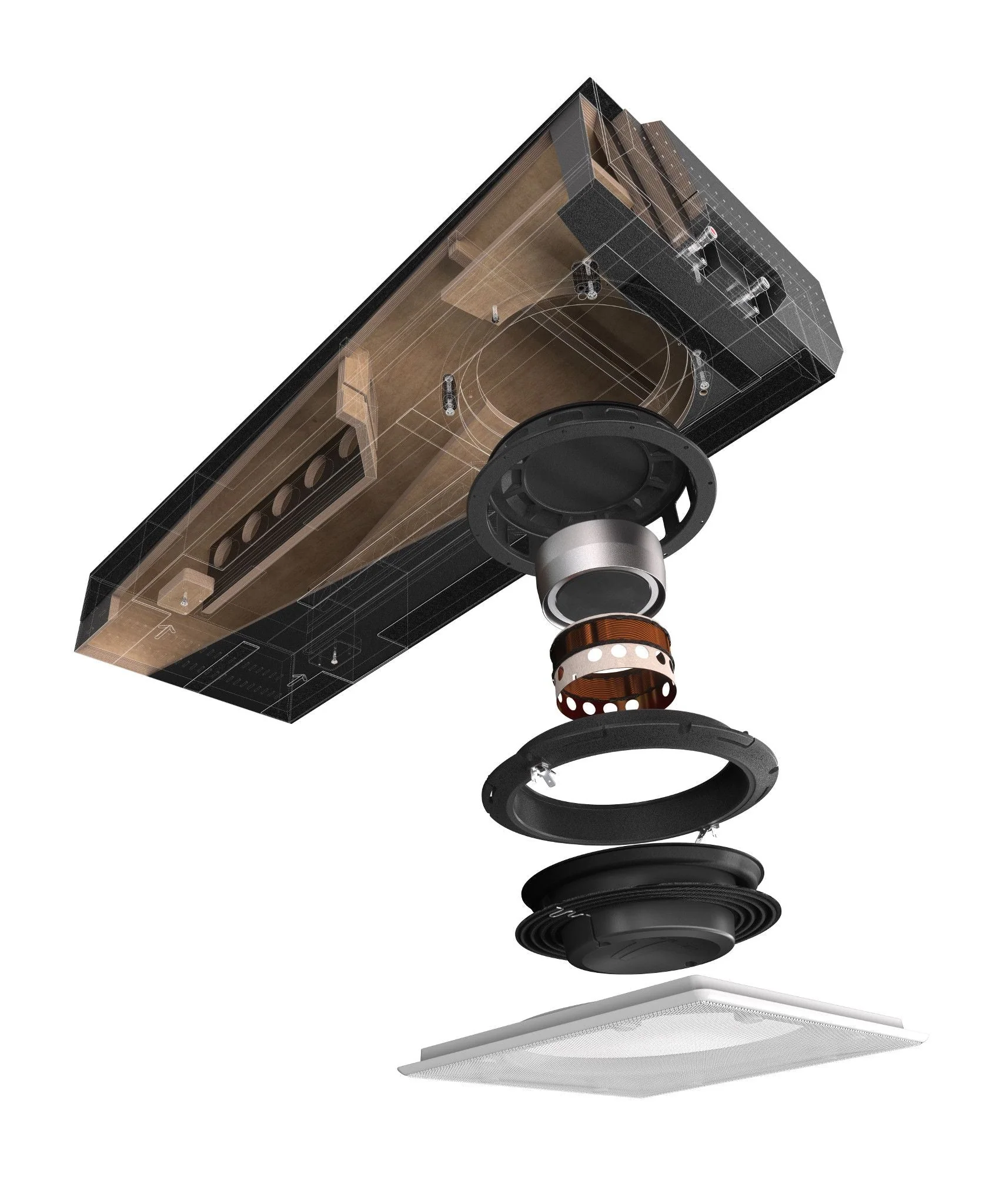 JL Audio Fathom ICS-SYS-208 Dual 8 Inch In-Ceiling Powered Subwoofer System - Image 7