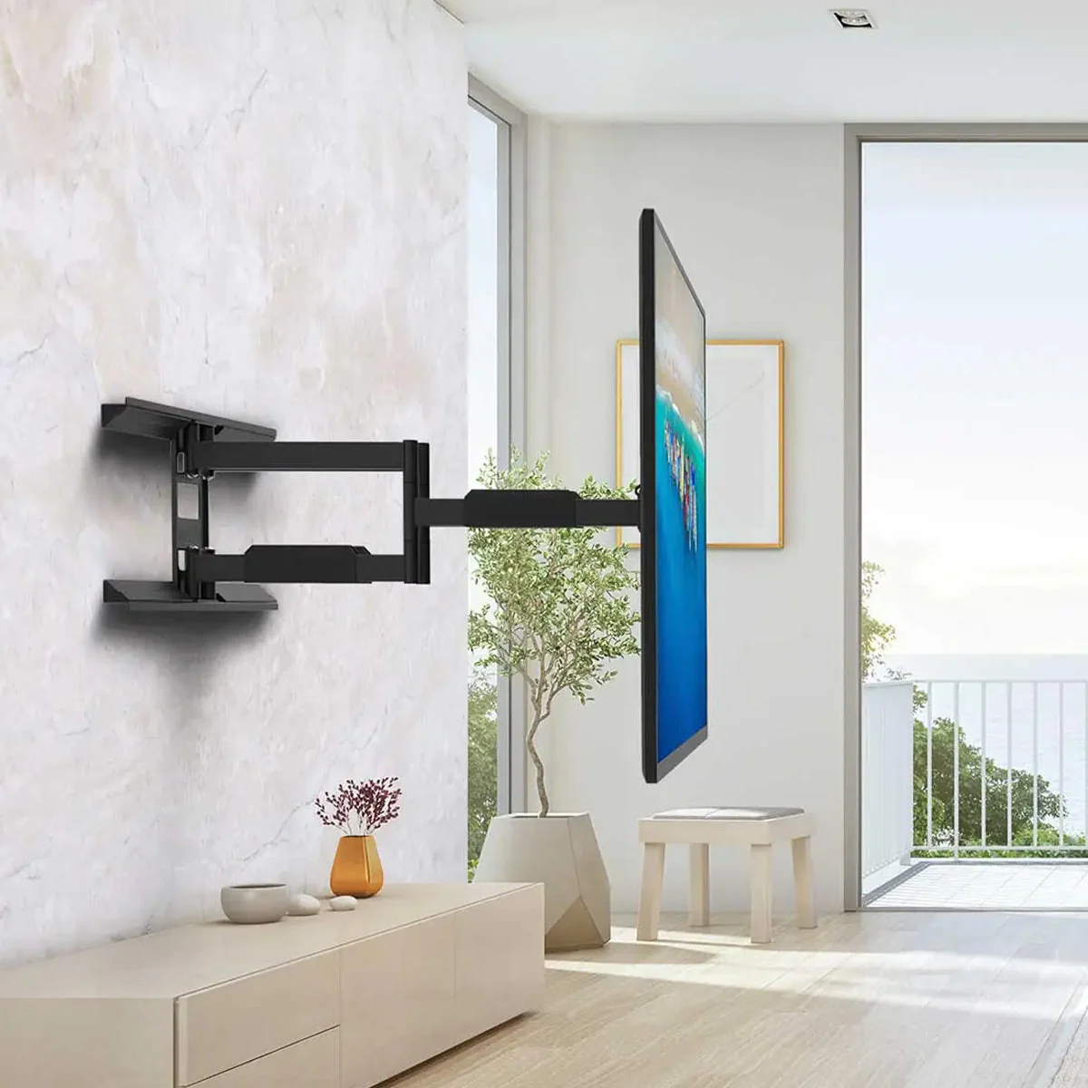 Kanto LDX690 Full Motion TV Mount (Black) - Image 7