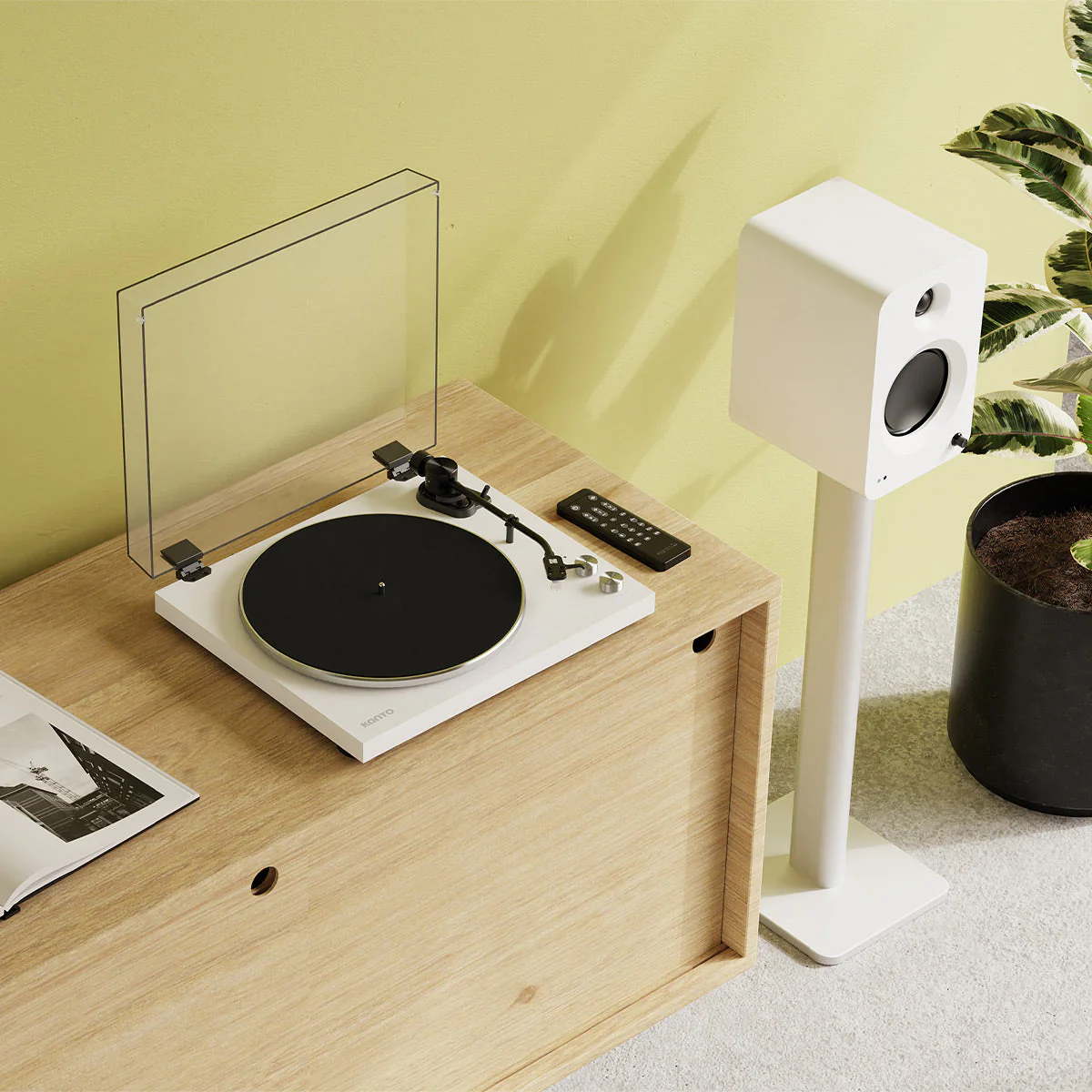 Kanto OBI3 Bluetooth Turntable with Phono Preamp - Image 28