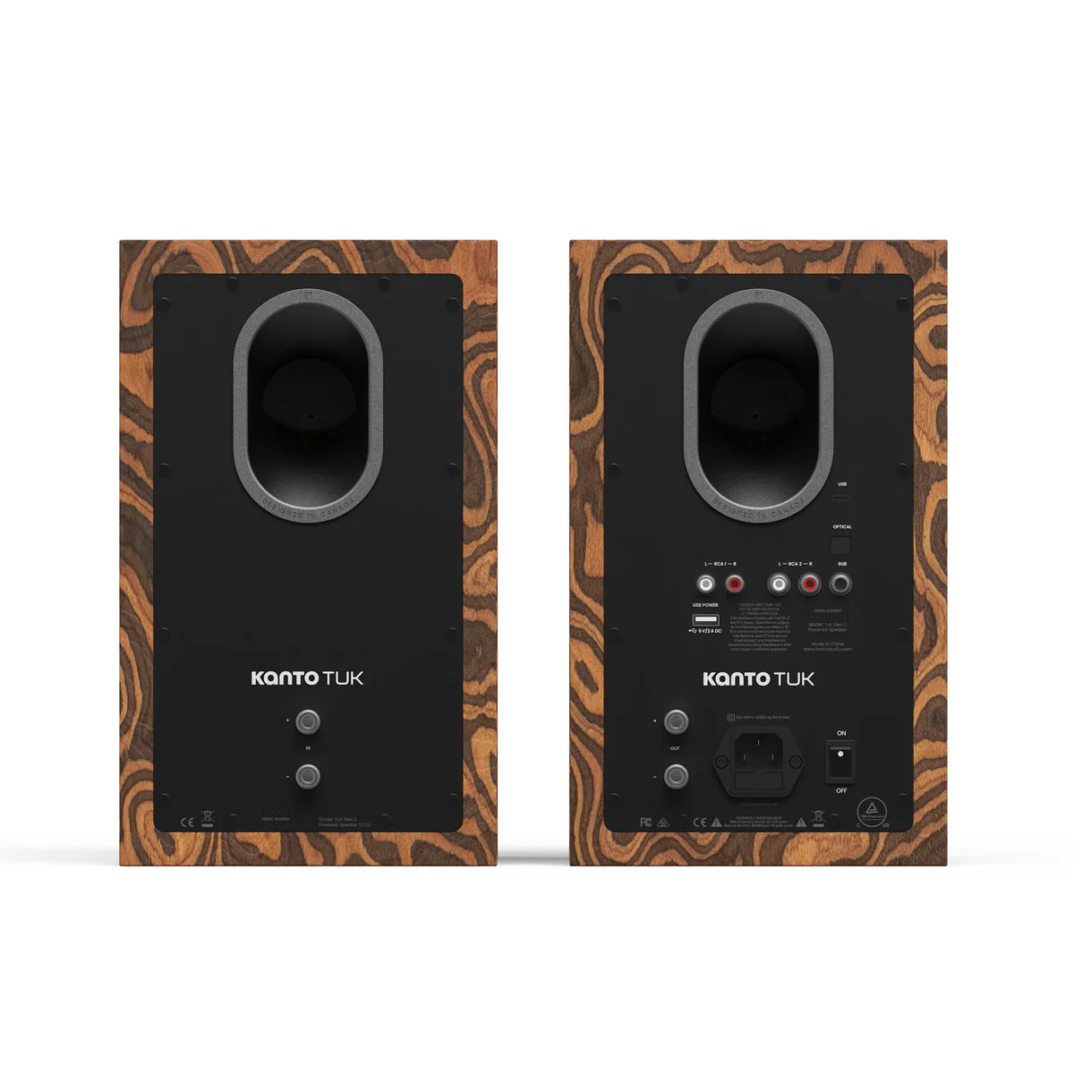 Kanto TUK (2nd Gen) 260 W Premium Powered Speaker System with Bluetooth® 5.4, Dual RCA and USB-C Inputs (Pair) - Image 41