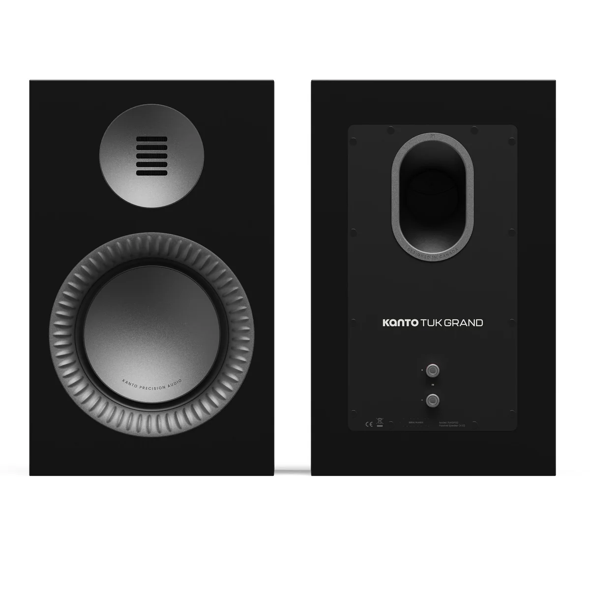 Kanto TUK Grand Passive Speaker System with Air Motion Transformer (AMT) Tweeter and 6" Aluminum Concave Woofer (Pair)