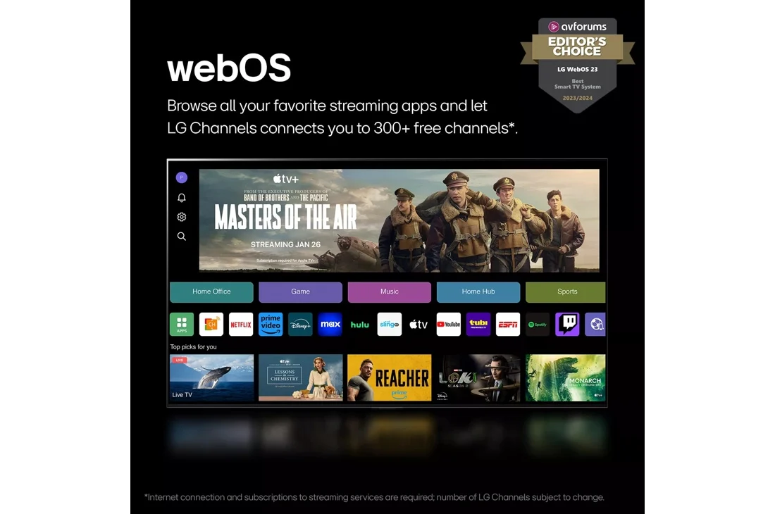 LG 75 Inch Class QNED 4K MiniLED QNED90T Series TV with webOS 24 - Image 8