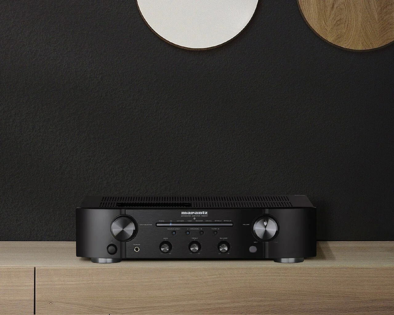 Marantz PM6007 Slim Line Integrated Stereo Amplifier with Digital Connectivity (Black) - Image 4