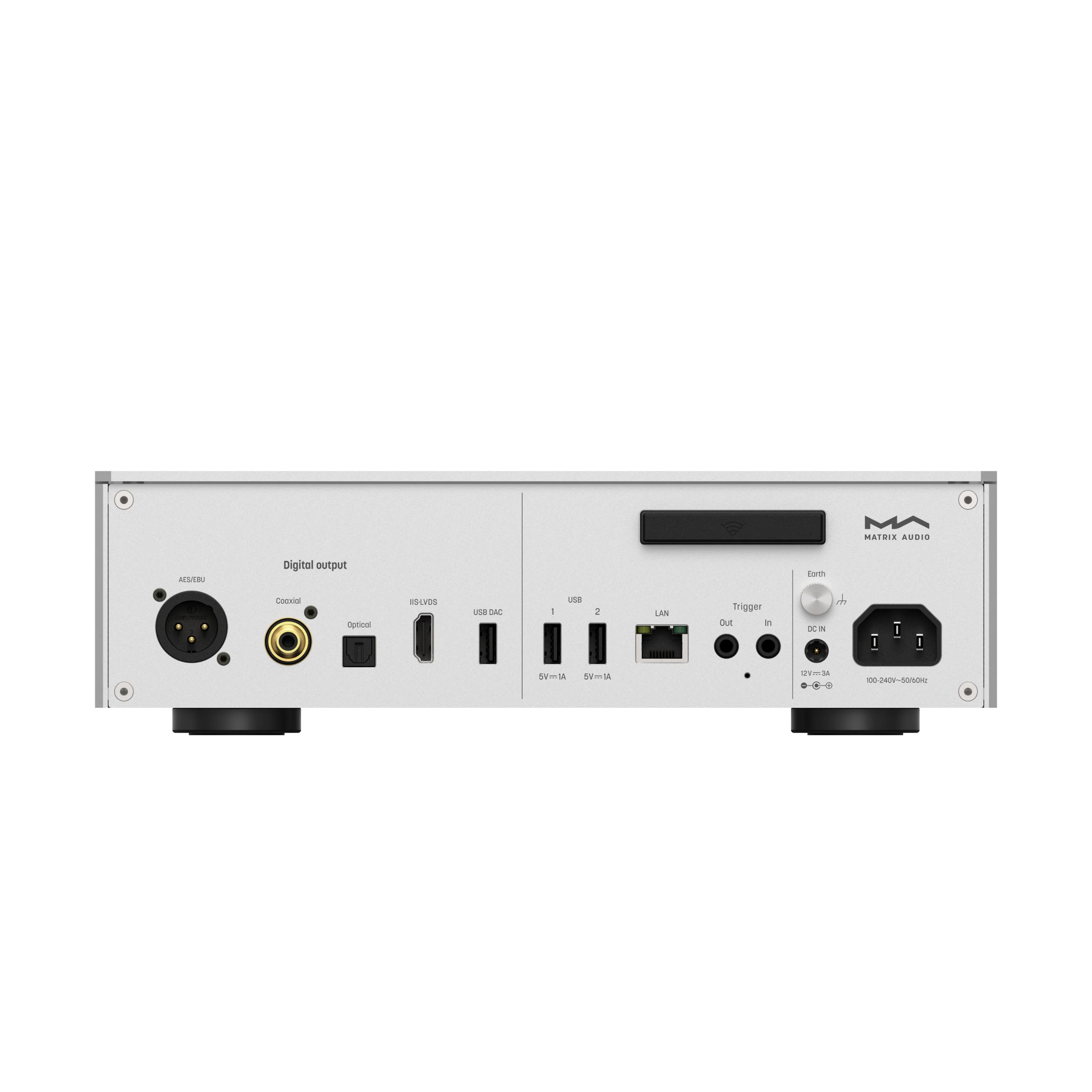 Matrix Audio TT-1 Digital Audio Transport (Silver) - Image 5