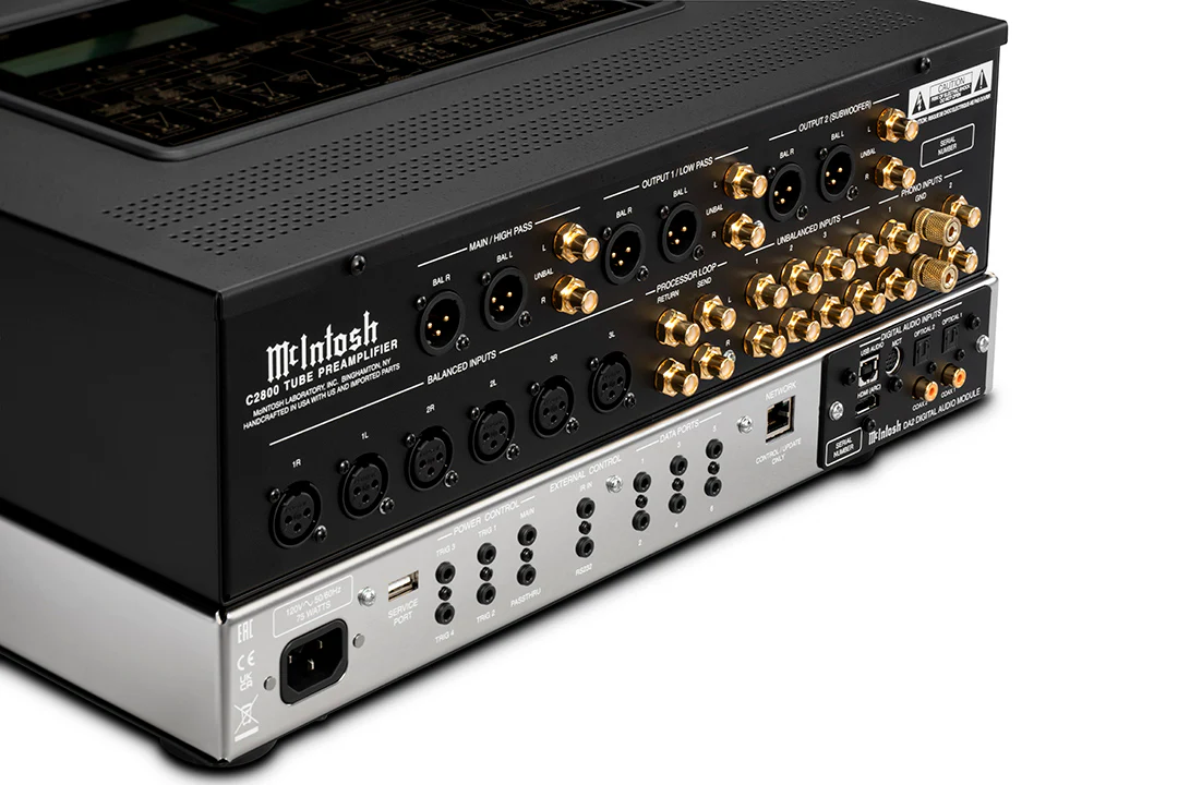 McIntosh C2800 Tube Preamplifier & MC462 2-Channel Amplifier Bundle - Image 17