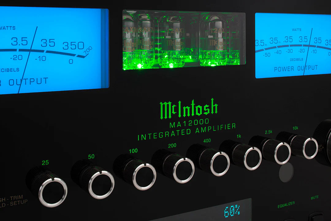 McIntosh MA12000 2-Channel Hybrid Integrated Amplifier (Black) - Image 2