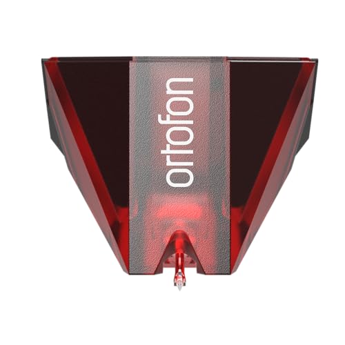 Ortofon 2MR Red Phono Cartridge w/ Low-Profile Body Design for Rega Turntables
