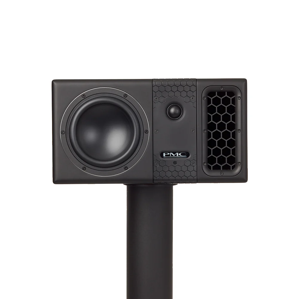PMC Audio 6 Active 2-Way Bookshelf Monitor Speaker - Pair (Black) - Image 3