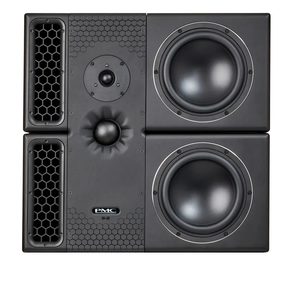 PMC Audio 8-2 Active 3-Way Bookshelf Monitor Speaker - Pair (Black) - Image 2