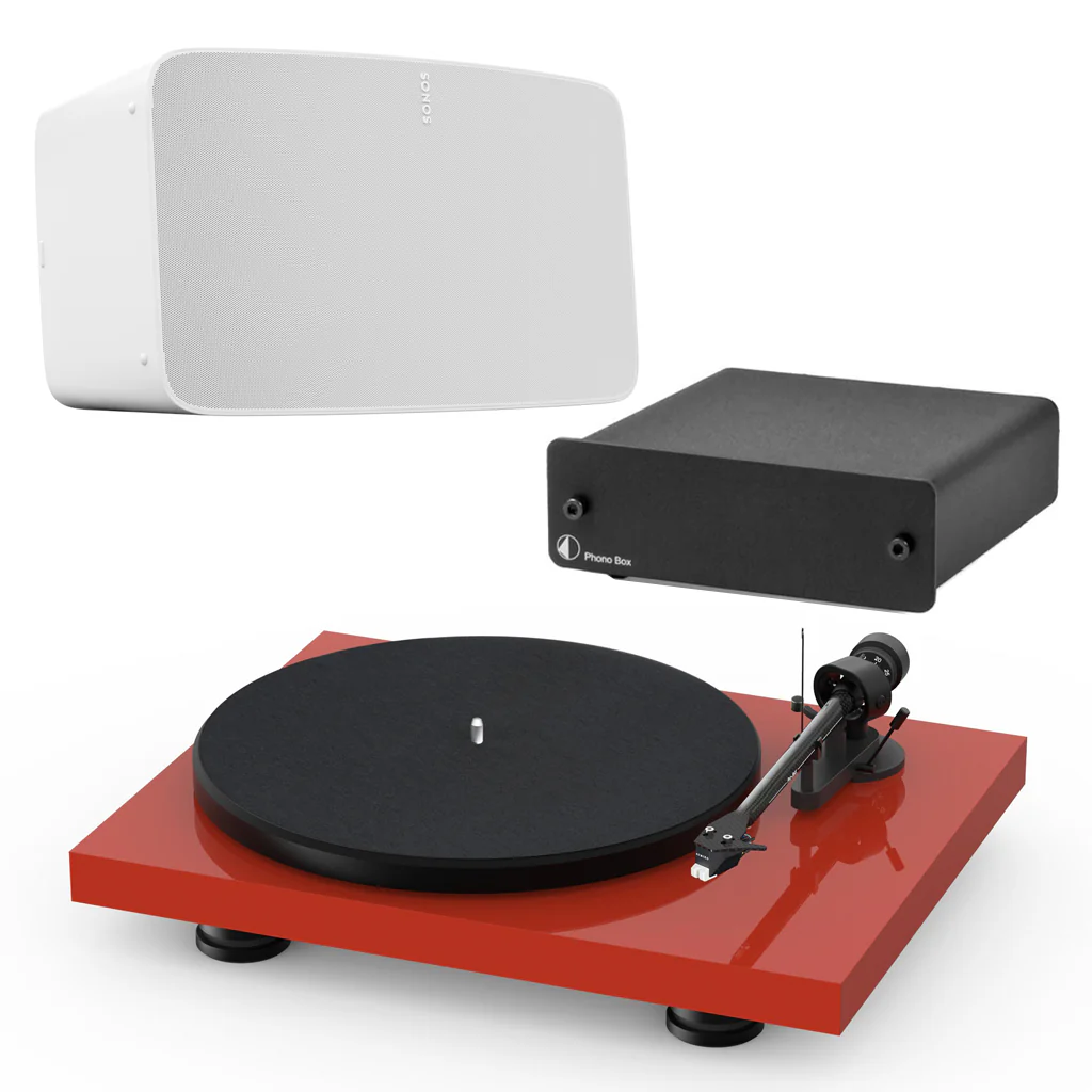 Pro-Ject Debut Carbon EVO Wireless Turntable Bundle with Sonos FIVE - Image 4