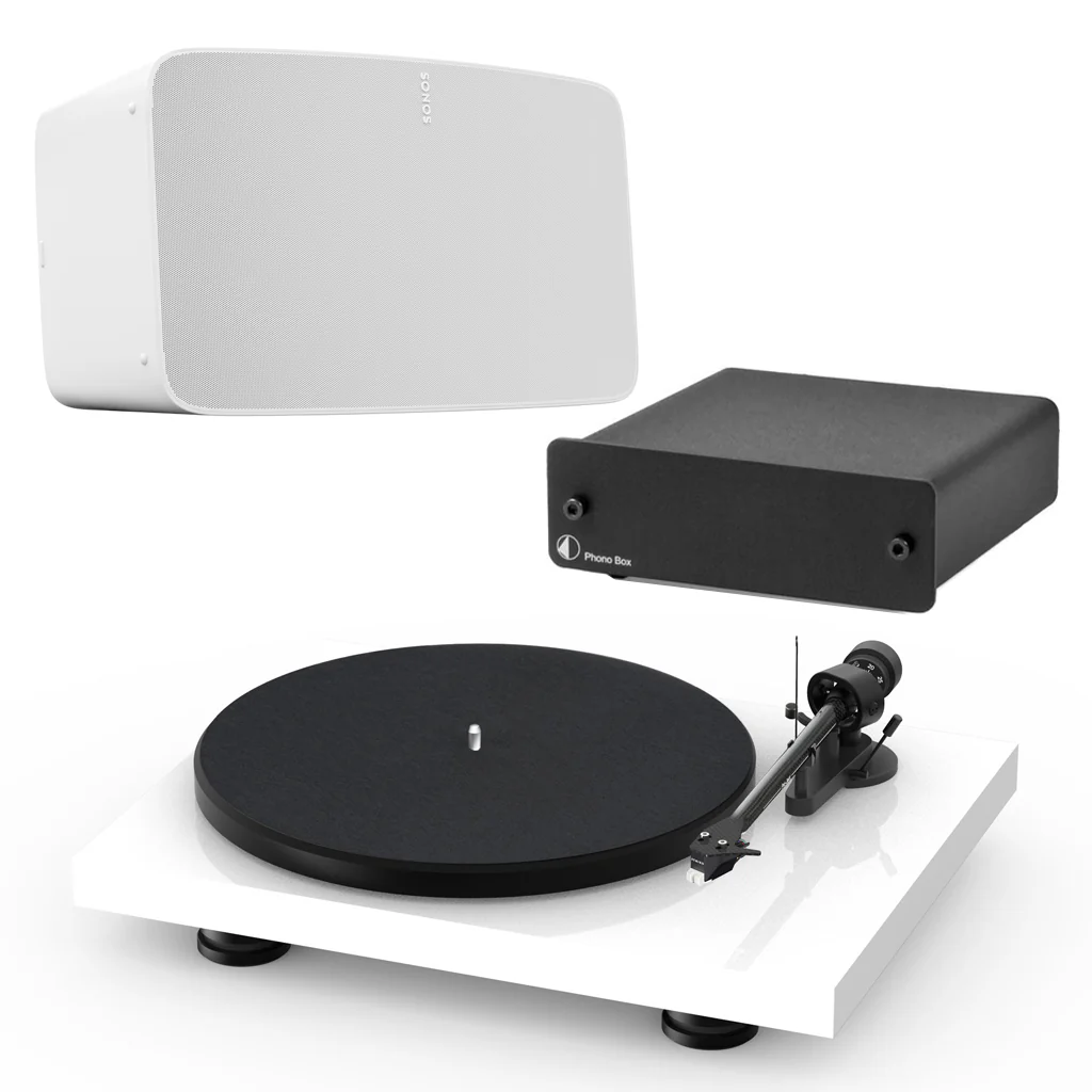 Pro-Ject Debut Carbon EVO Wireless Turntable Bundle with Sonos FIVE - Image 8