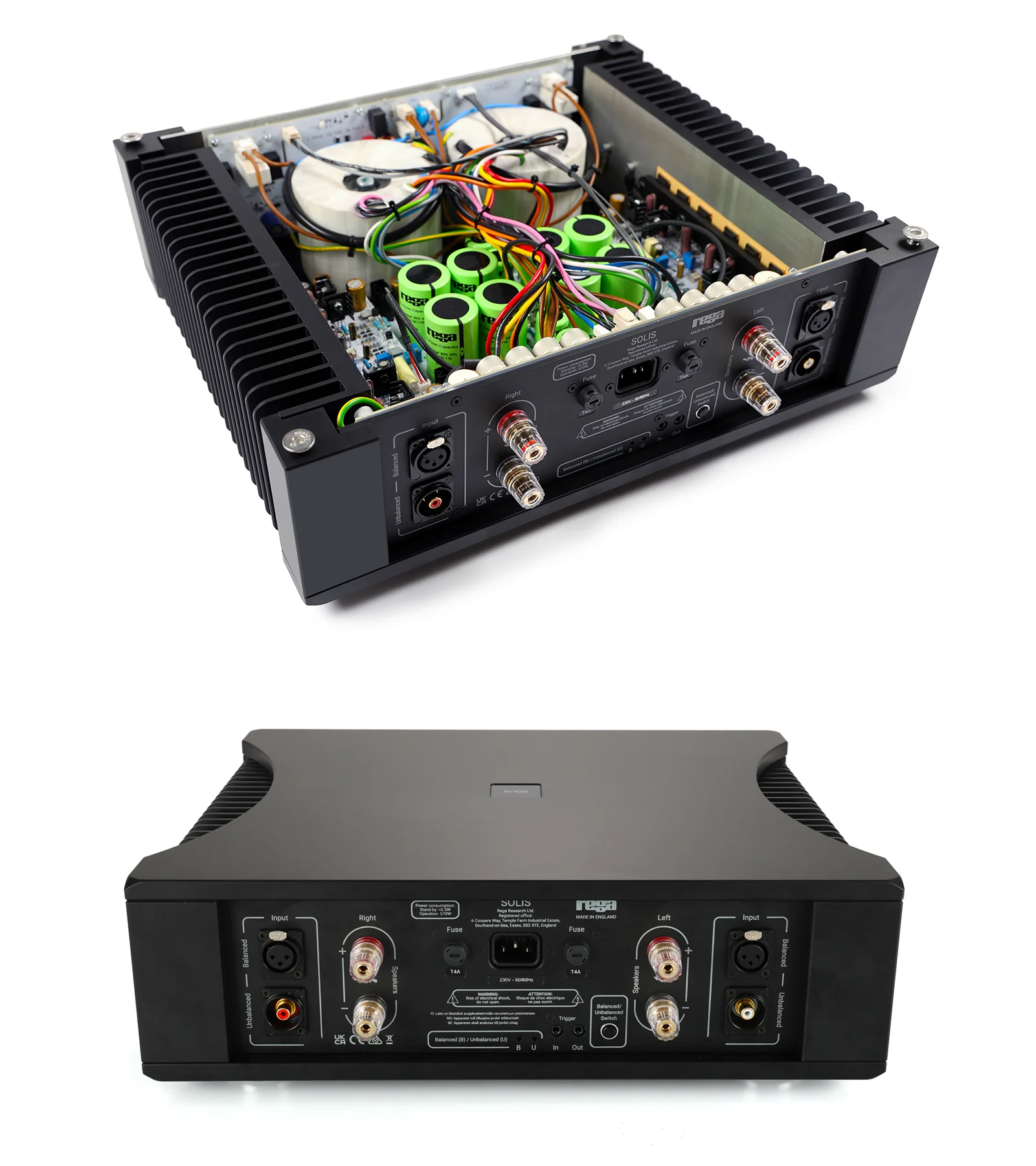 Rega Solis Reference Power Amplifier (Black) - Image 12