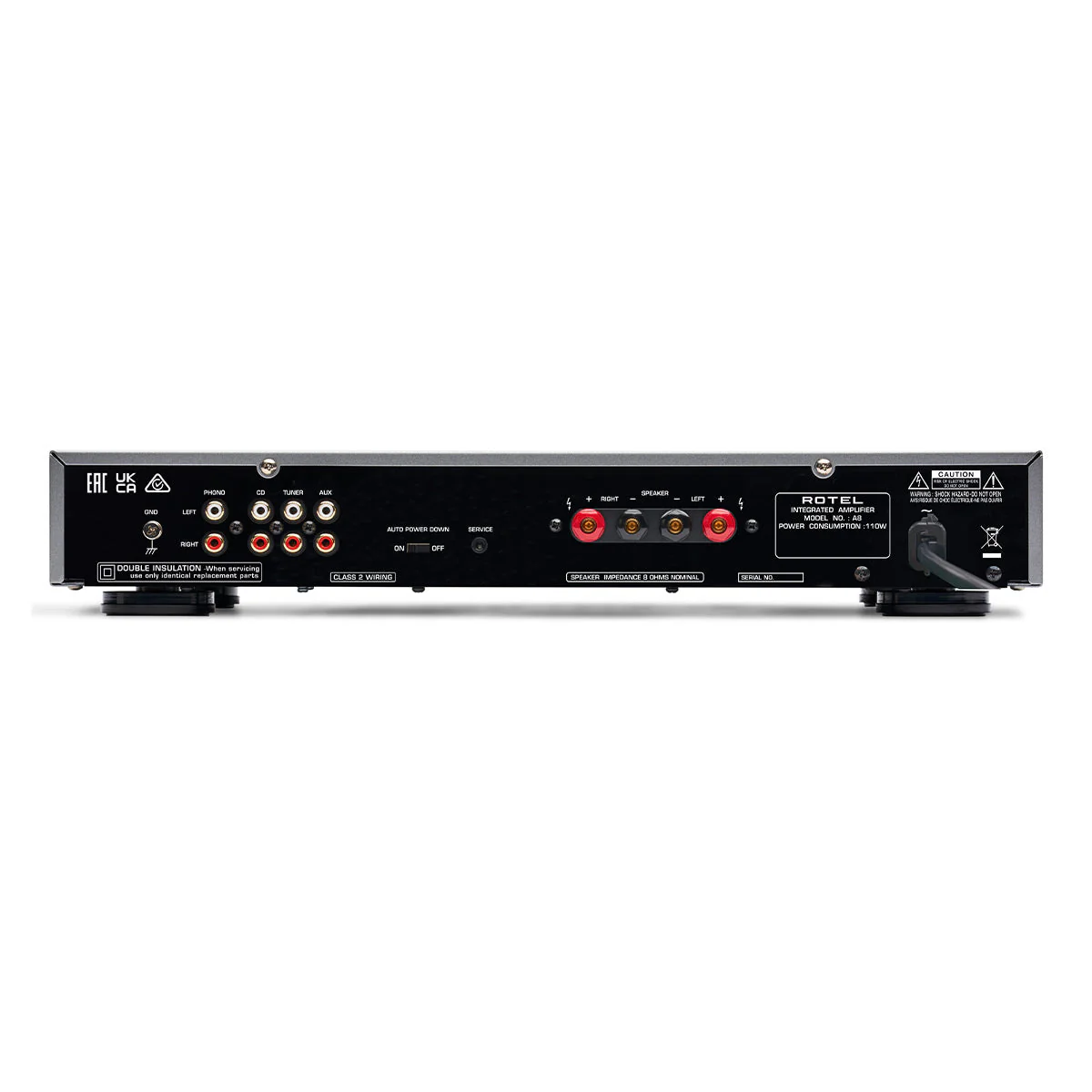 Rotel A8 Integrated Amplifier - Image 4