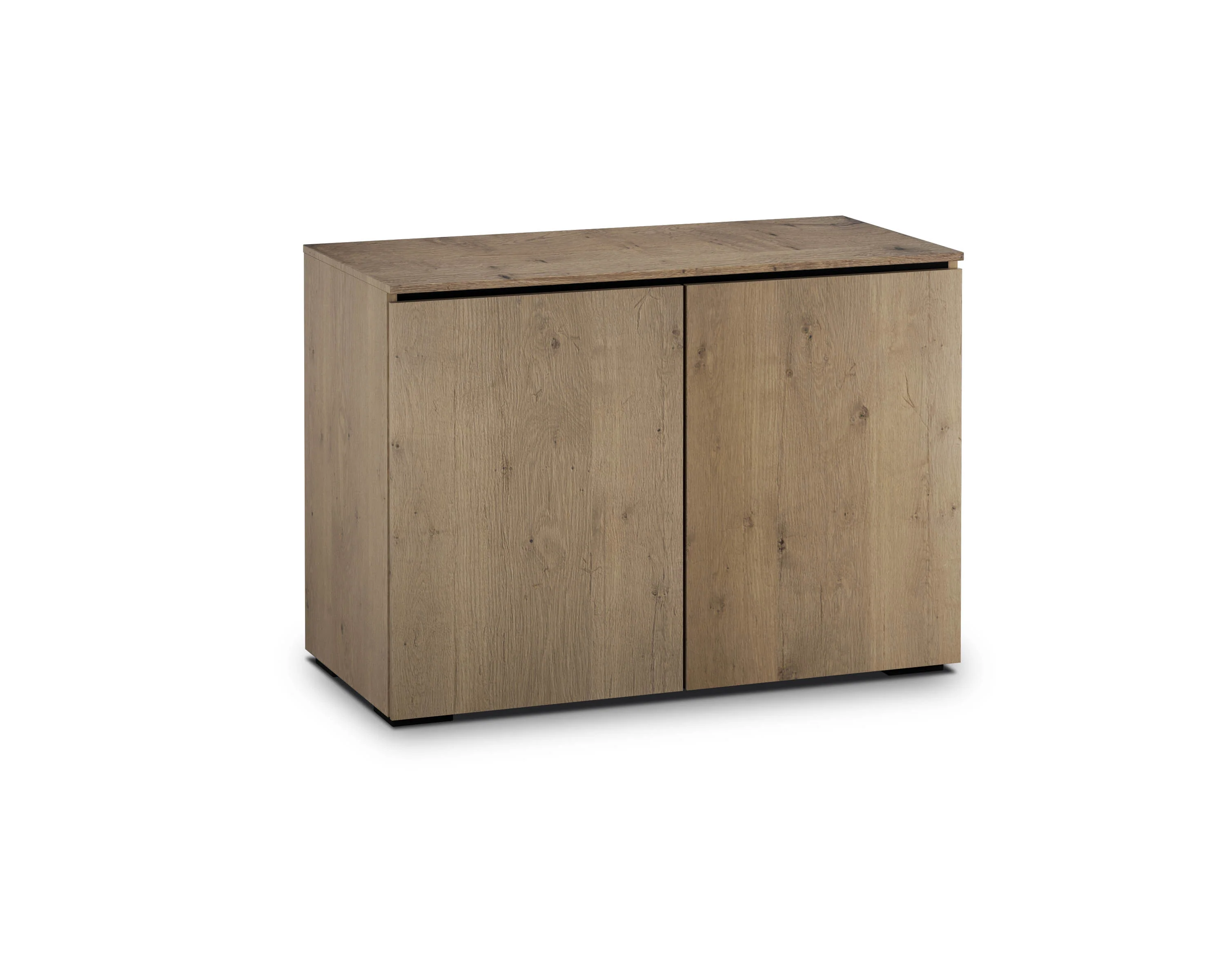 Salamander Chameleon Lancaster 323 Twin-Width AV Cabinet (Barn Board Oak)