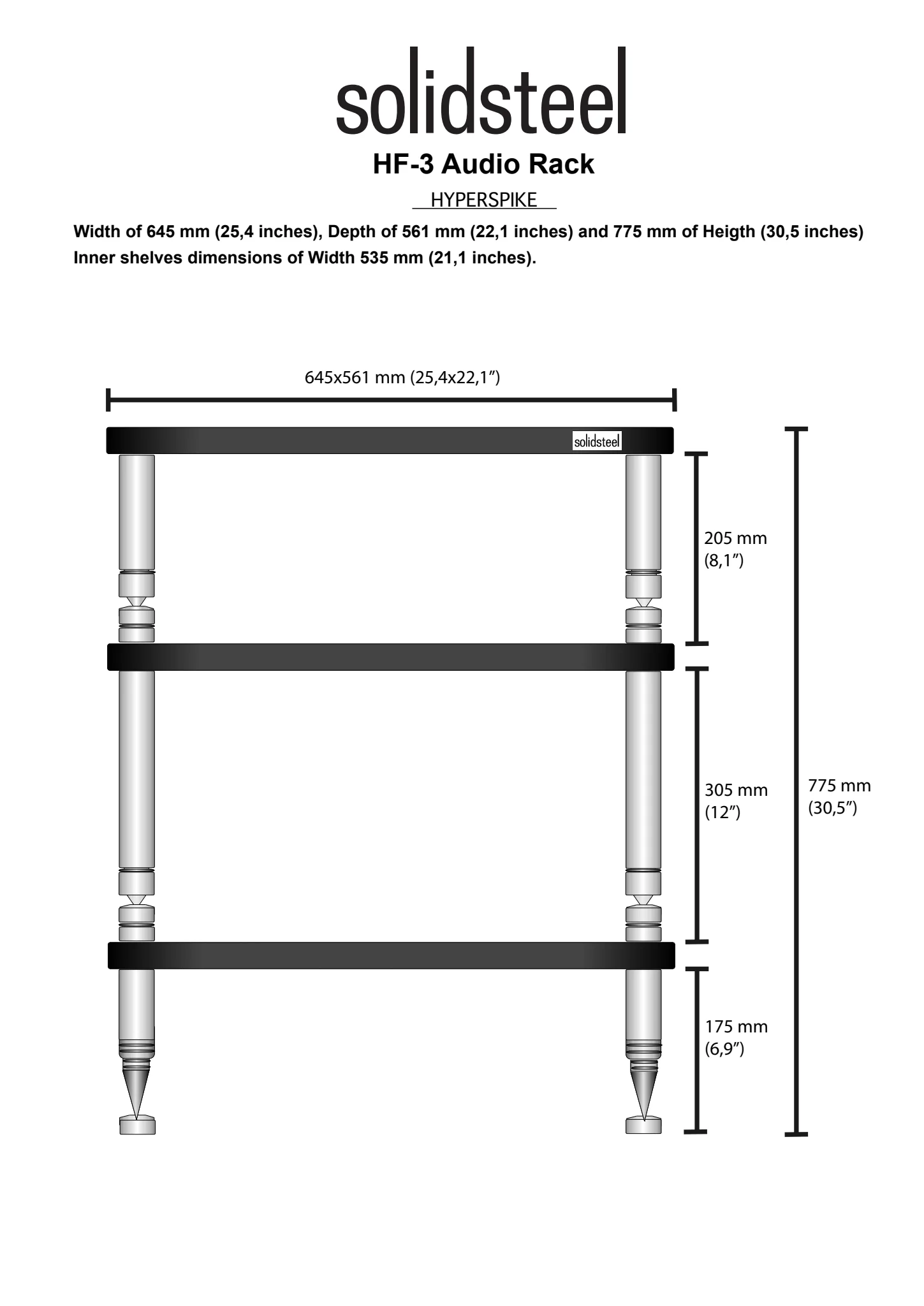 Solidsteel Hyperspike HF Elite Series Rack - Image 8