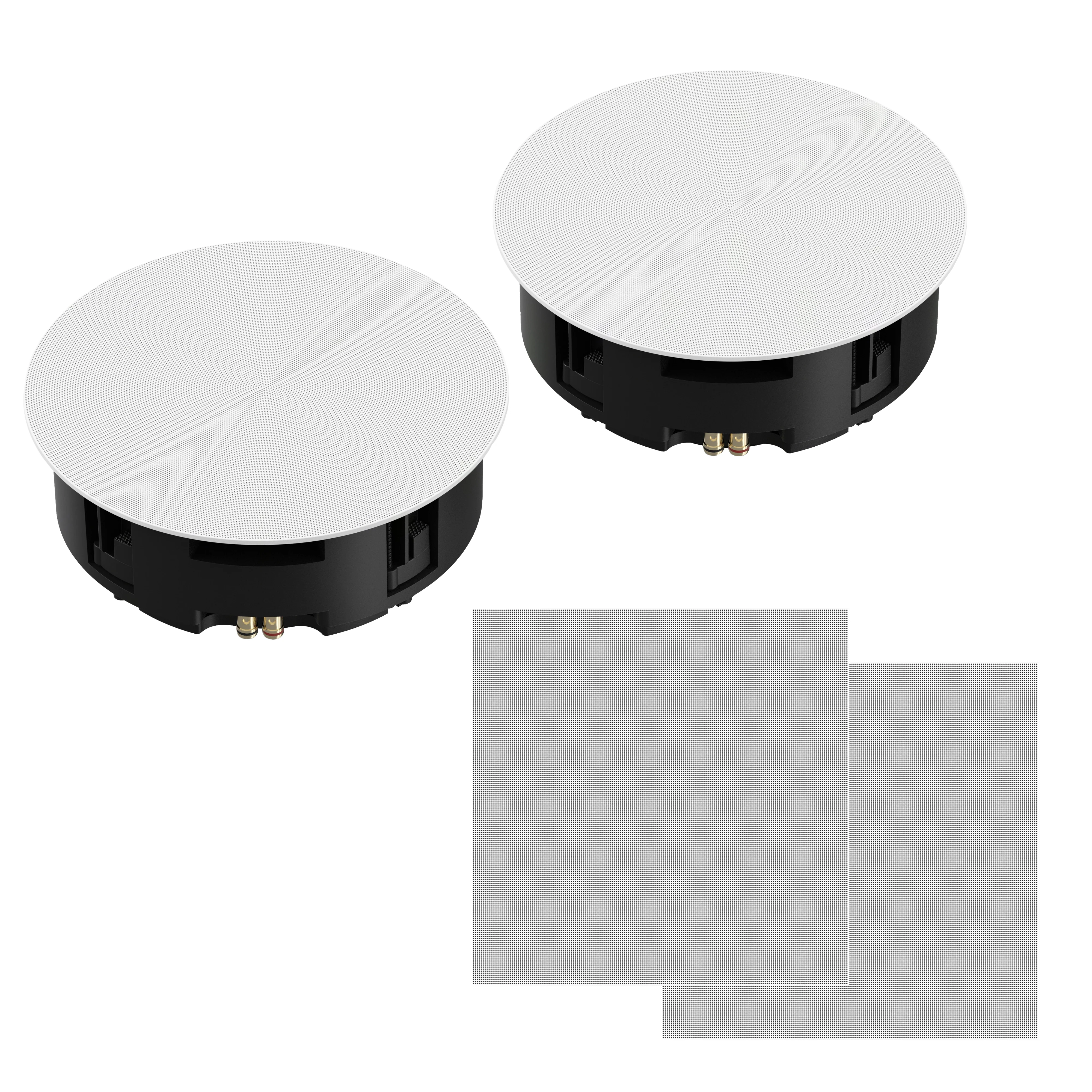 Sonos Architectural by Sonance In-Ceiling Speakers Bundle with Square Grilles (Pair) - Image 2