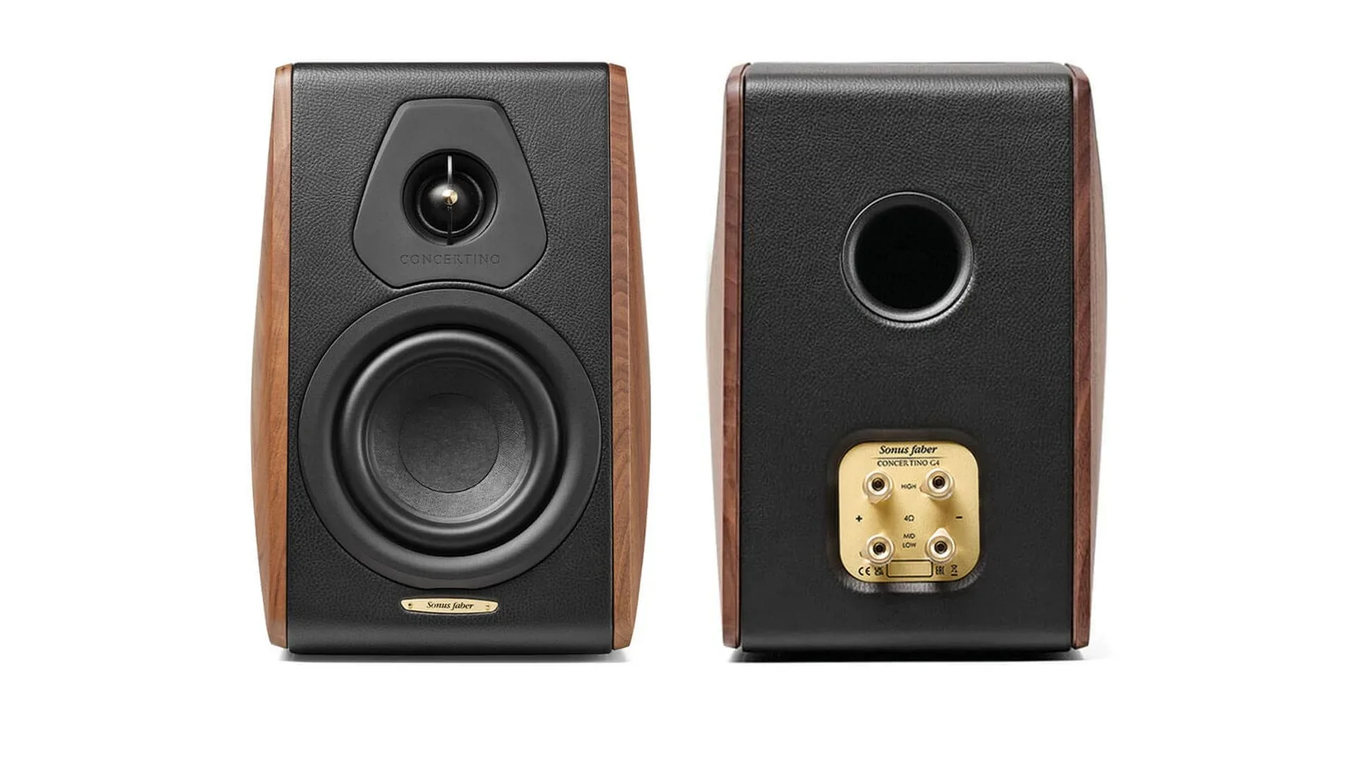 Sonus faber Concertino Bookshelf Speaker - Solid Walnut (Pair) - Image 8