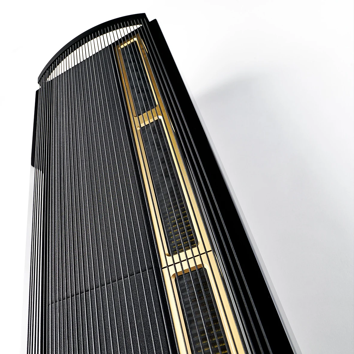 Steinway Lyngdorf LS Studio Floorstanding Right Speaker (Matte Gold/Black Lacquer) - Image 2