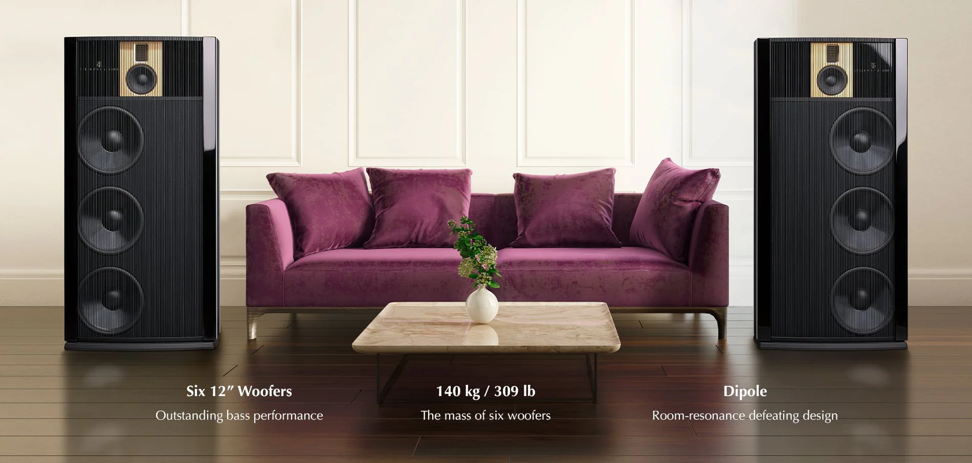 Steinway Lyngdorf Model B Passive Floorstanding Speaker - Left - Image 8