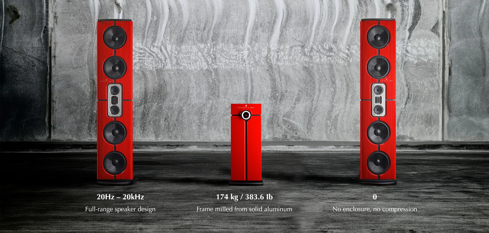 Steinway Lyngdorf Model D Passive Floorstanding Speaker - Right - Image 4