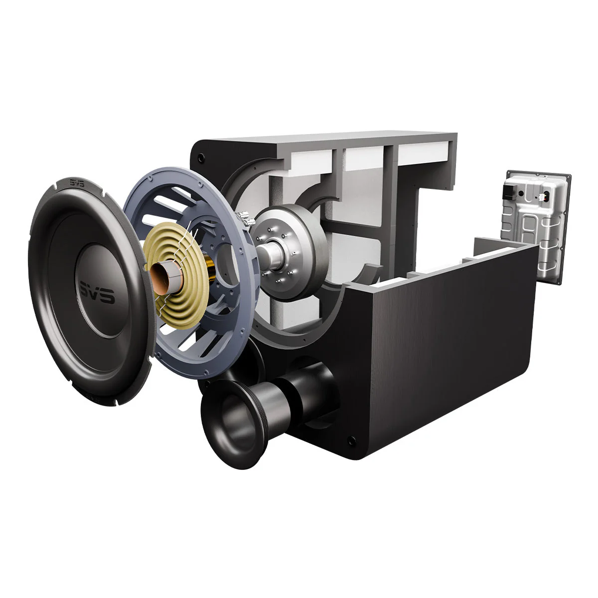 SVS PB-3000 R|Evolution 13" Ported Subwoofer (Black Ash) - Image 4