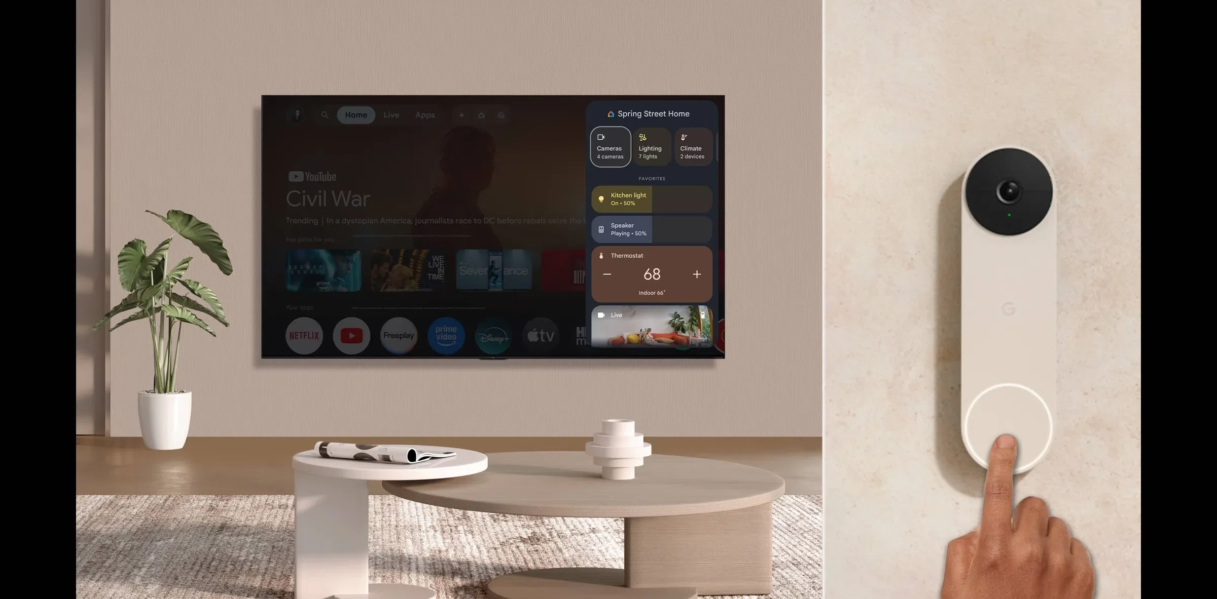TCL Class RM9L Series 4K UHD HDR RGB-Mini LED Smart TV with Google TV 98 Inches - Image 8