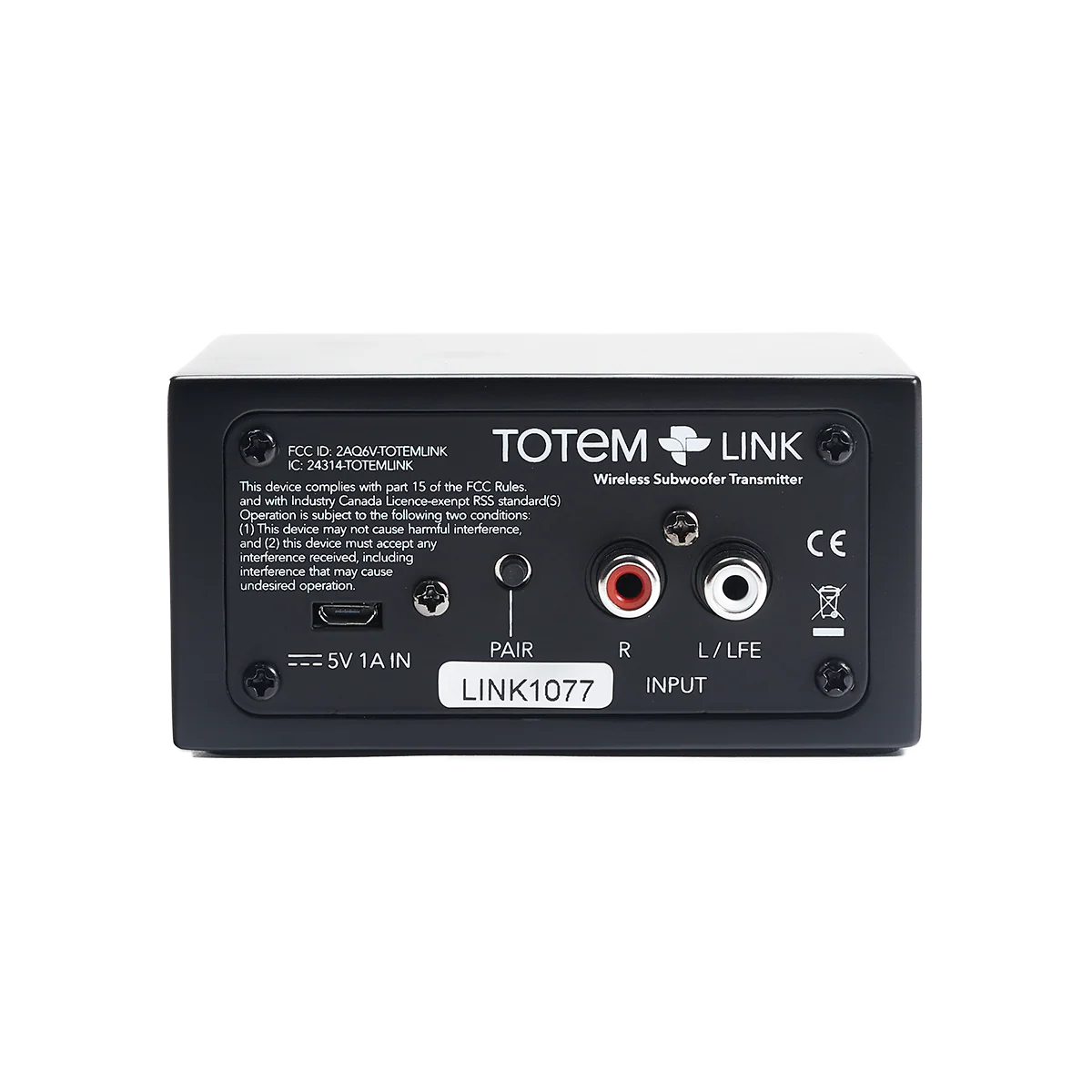 KIN by Totem Sub 10 Powered 10 Inch Subwoofer Bundle with Link Wireless Transmitter - Image 8