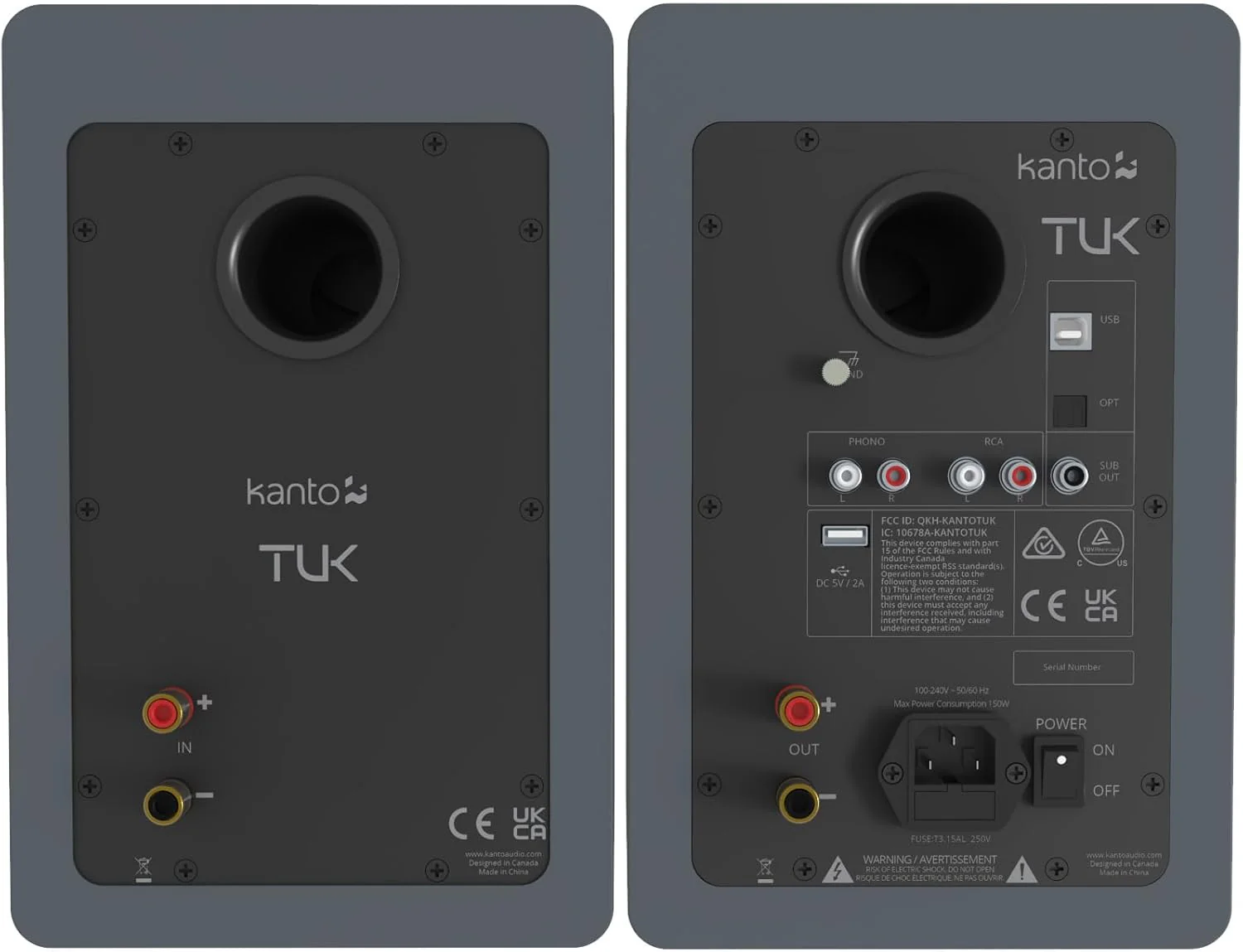 Kanto TUK Premium Powered Bookshelf Speakers (Pair) - Image 4
